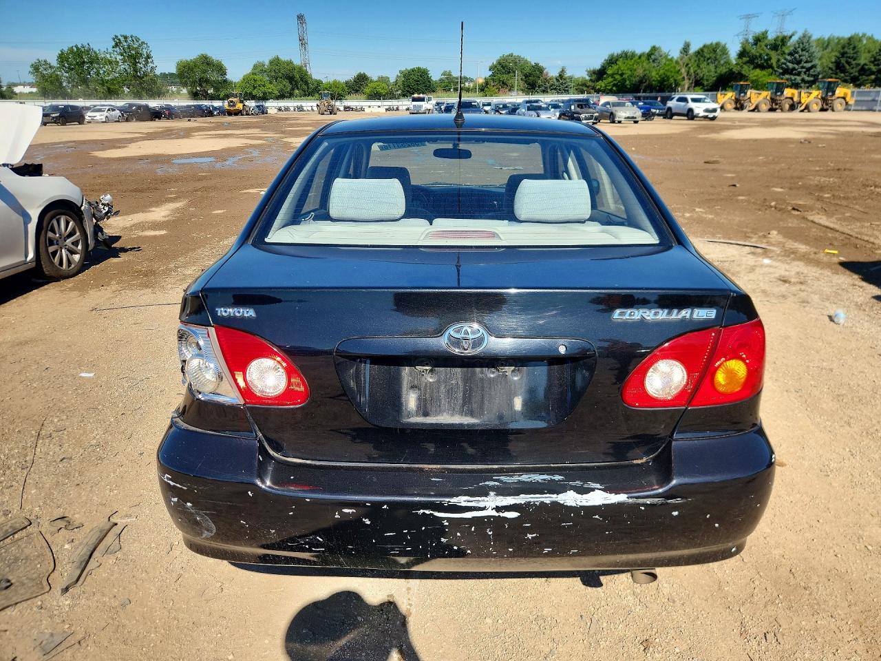 2003 Toyota Corolla Le Черный vin: JTDBR32E230040562