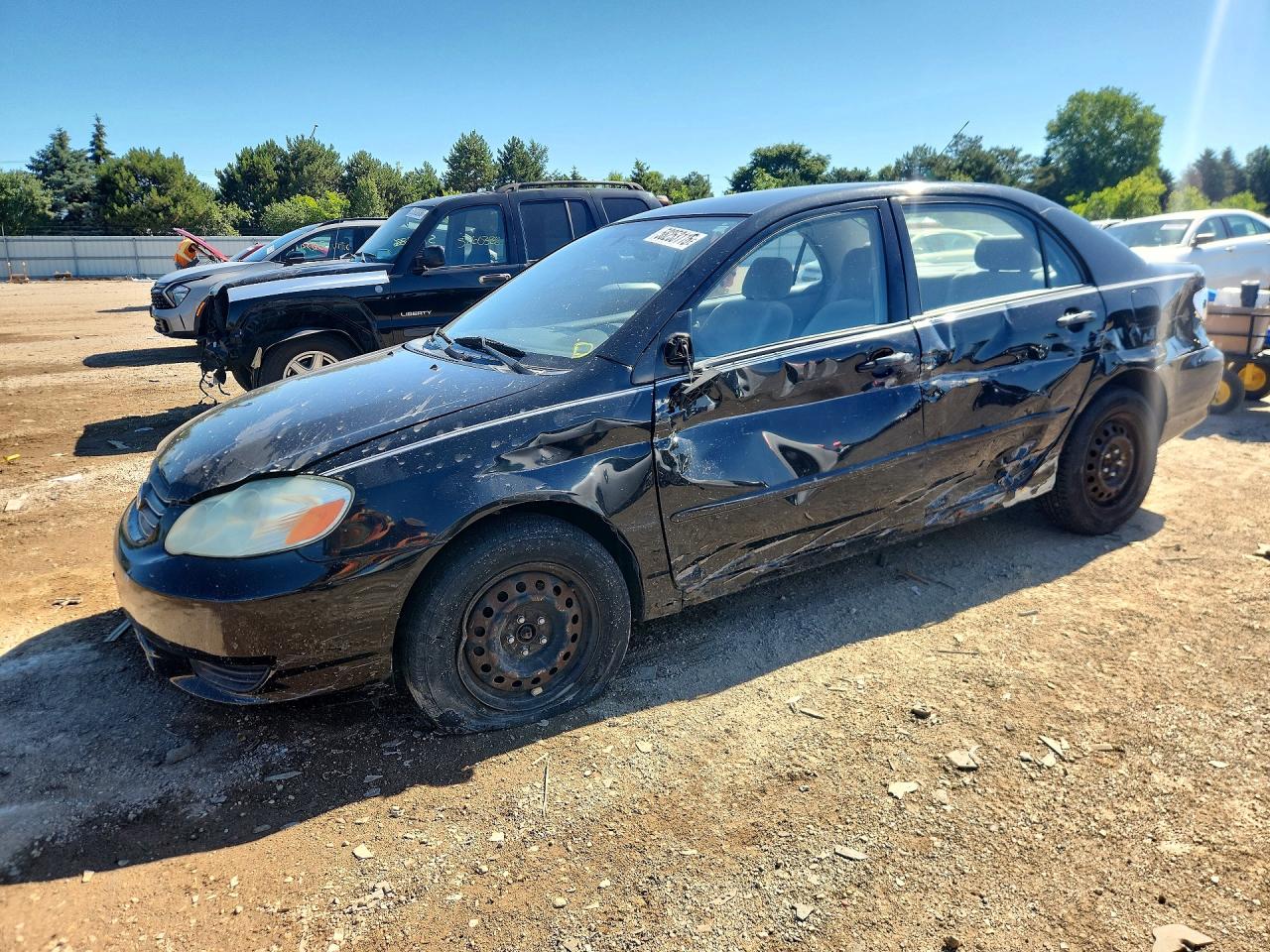 2003 Toyota Corolla Le Черный vin: JTDBR32E230040562