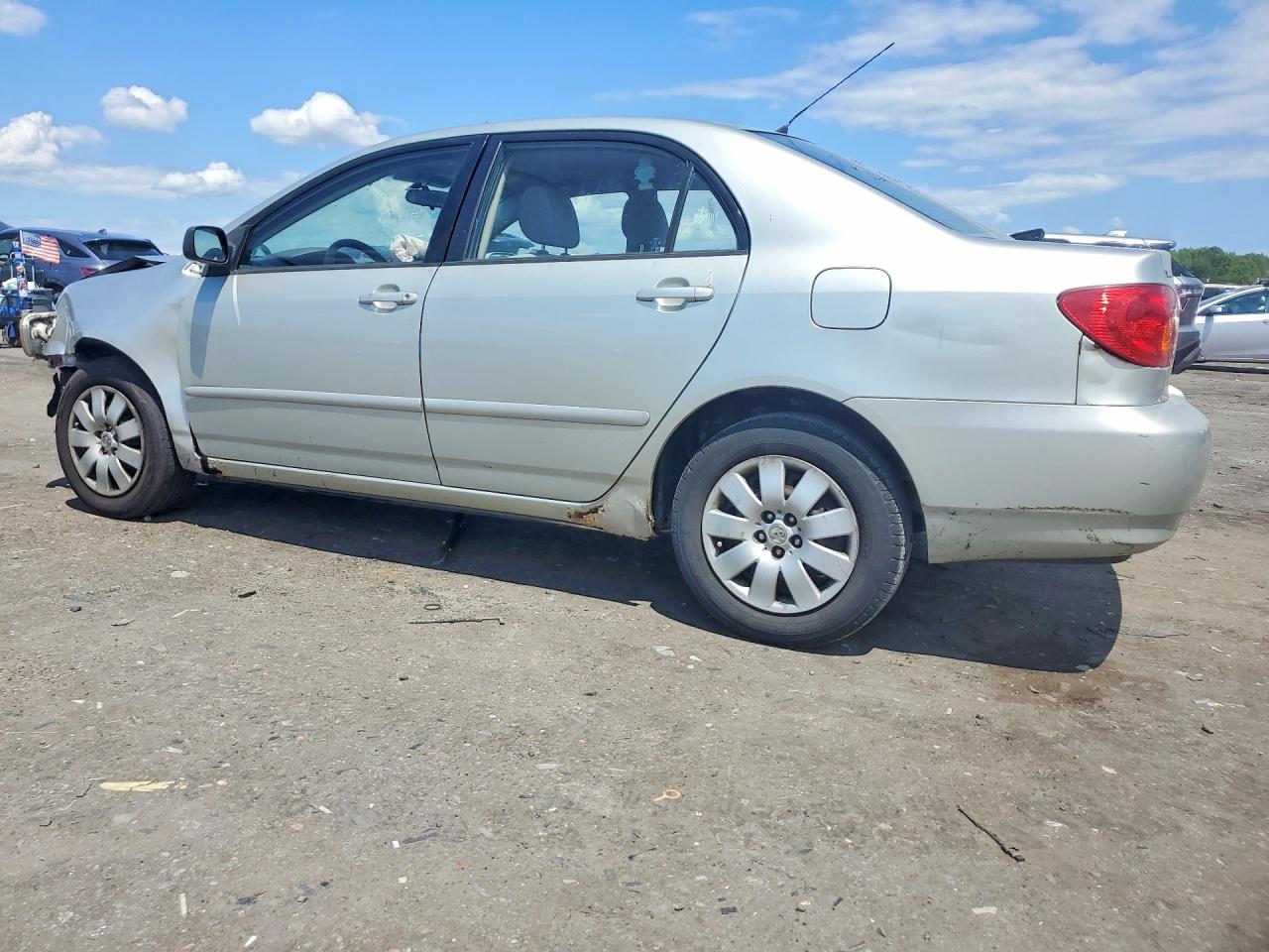 2003 Toyota Corolla Le Silver vin: JTDBR32E230045471