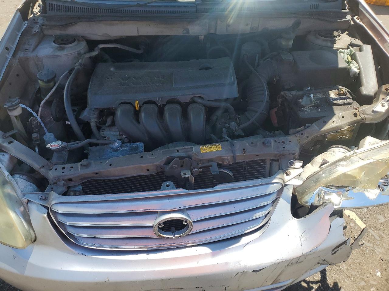 2003 Toyota Corolla Le Silver vin: JTDBR32E230045471