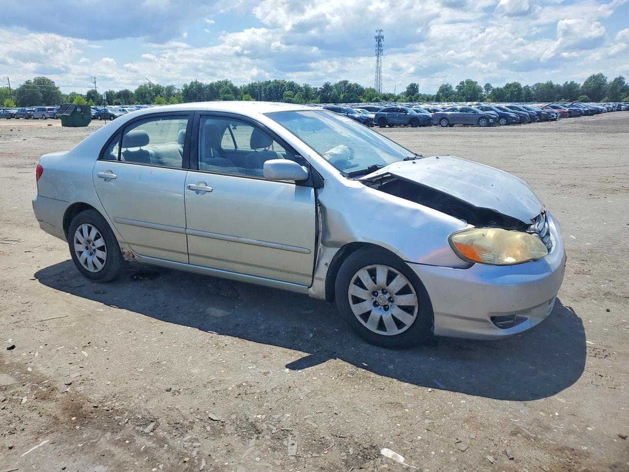 2003 Toyota Corolla Le Silver vin: JTDBR32E230045471