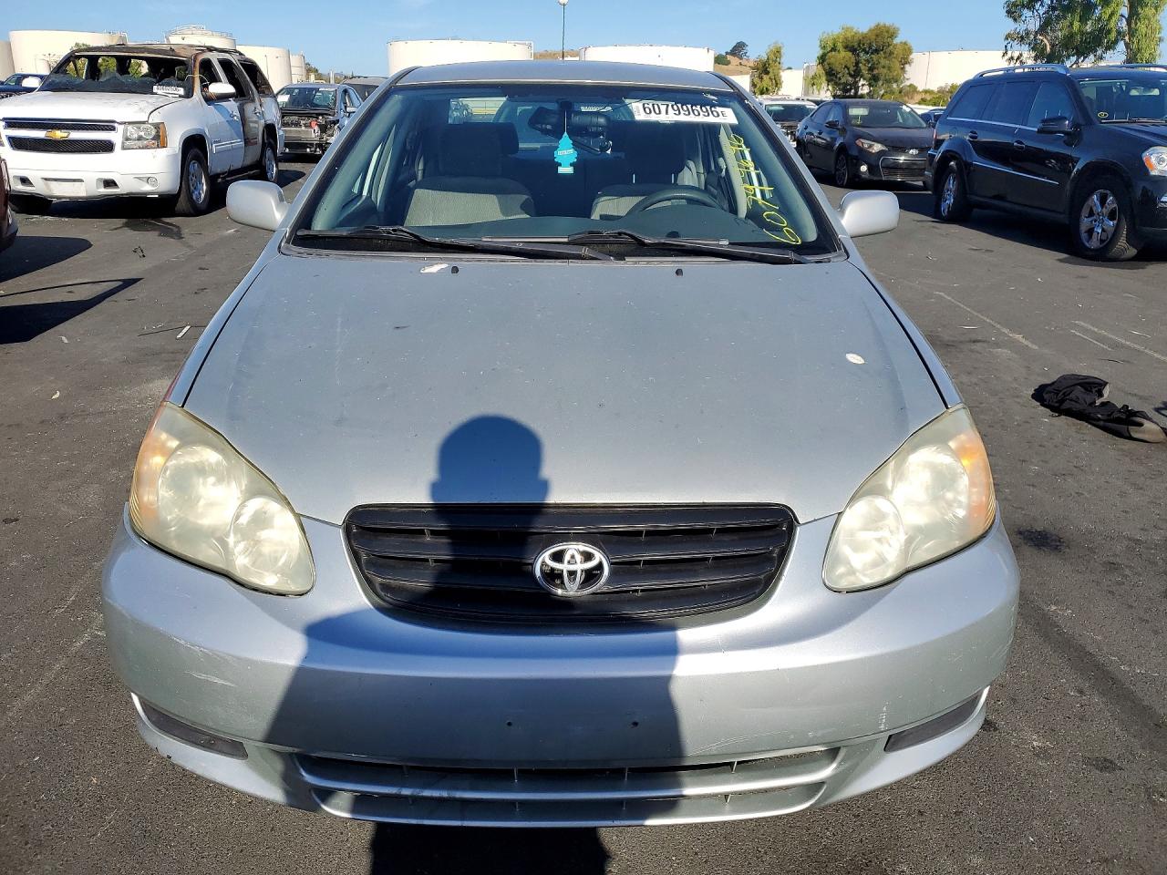 2003 Toyota Corolla Le Silver vin: JTDBR32E230050329