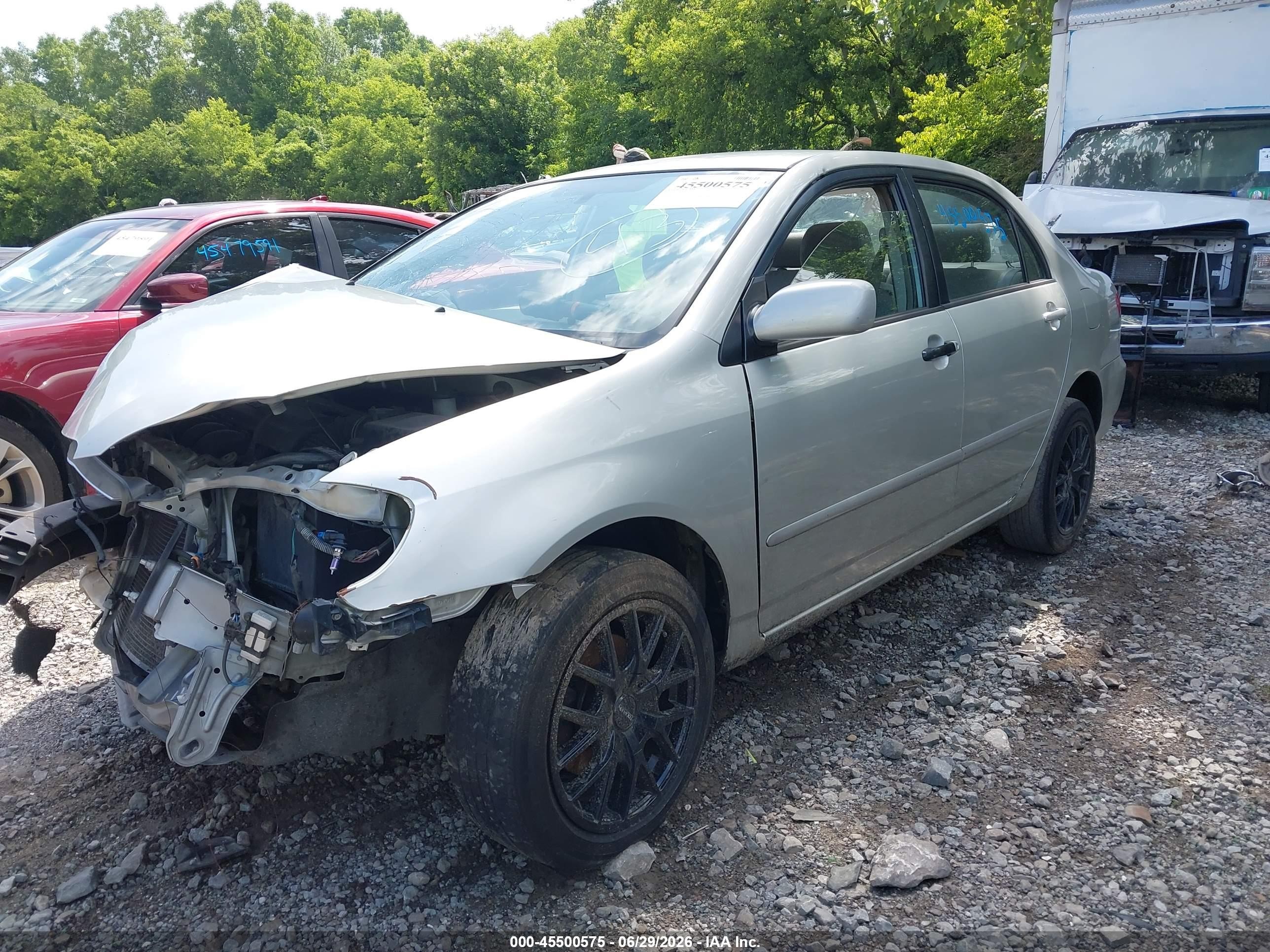 2003 Toyota Corolla Le Silver vin: JTDBR32E232004116