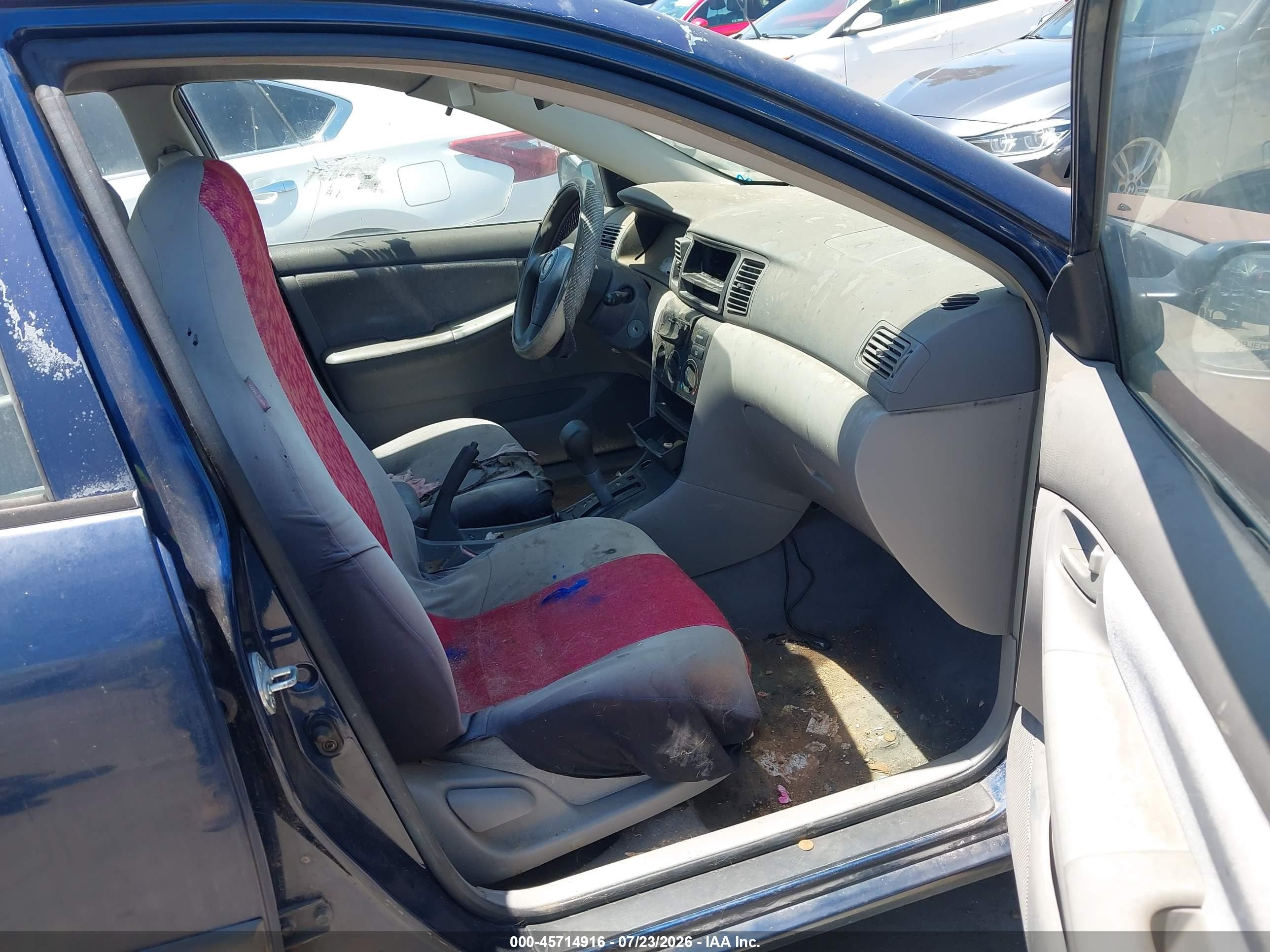 2003 Toyota Corolla Ce Blue vin: JTDBR32E232009378
