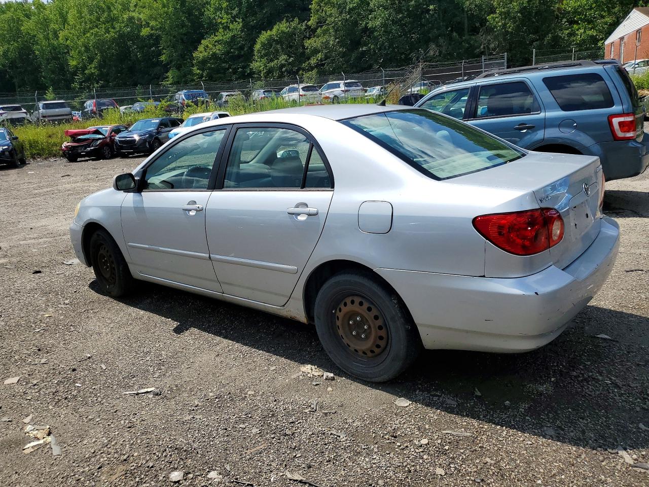 2005 Toyota Corolla Le Silver vin: JTDBR32E252053366