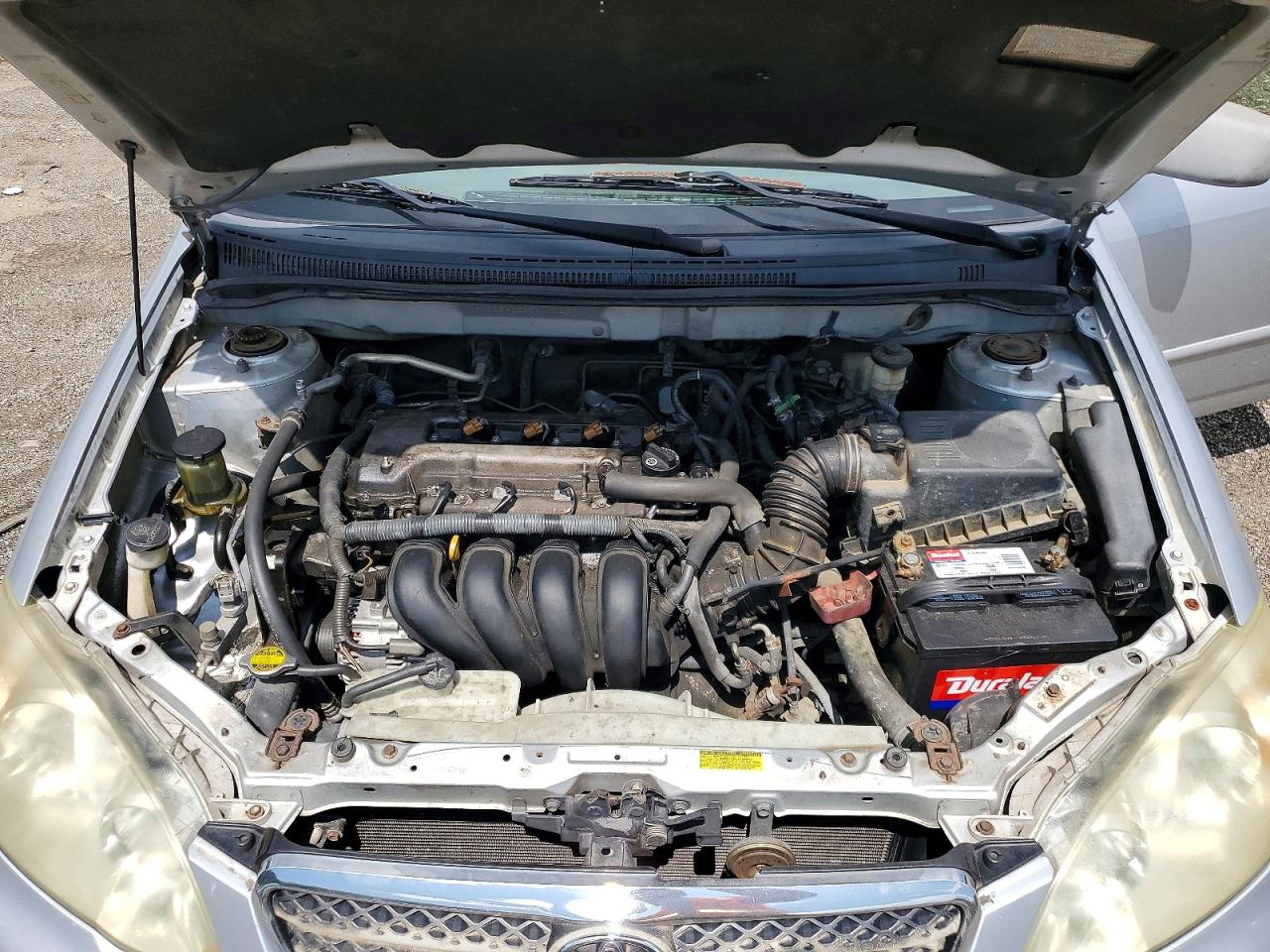 2005 Toyota Corolla Le Silver vin: JTDBR32E252053366