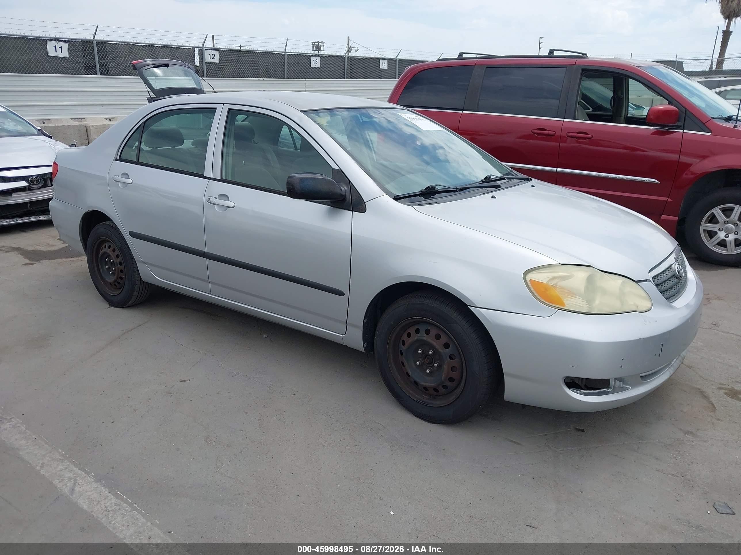 2005 Toyota Corolla Ce Серебряный vin: JTDBR32E252058793