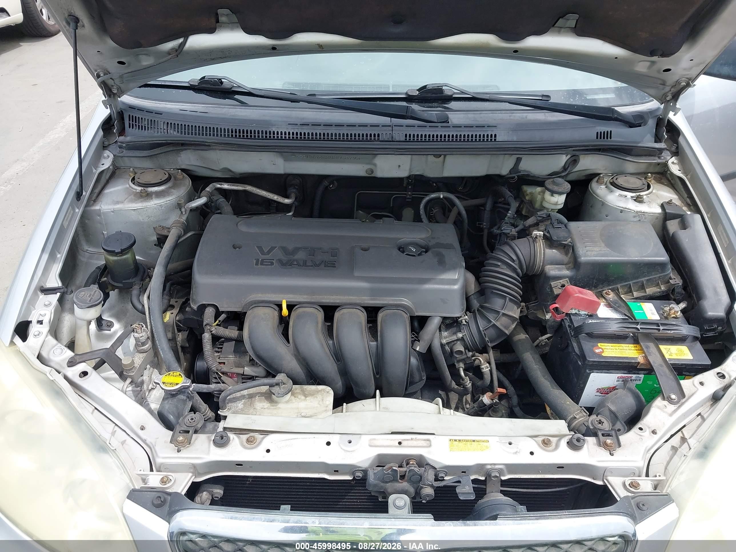 2005 Toyota Corolla Ce Серебряный vin: JTDBR32E252058793
