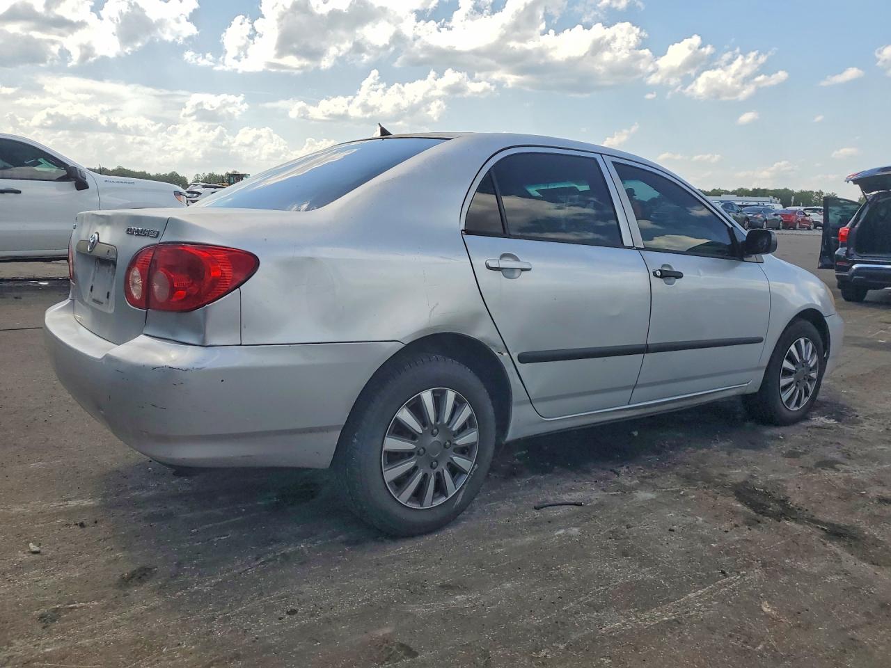 2006 Toyota Corolla Ce Silver vin: JTDBR32E260081259