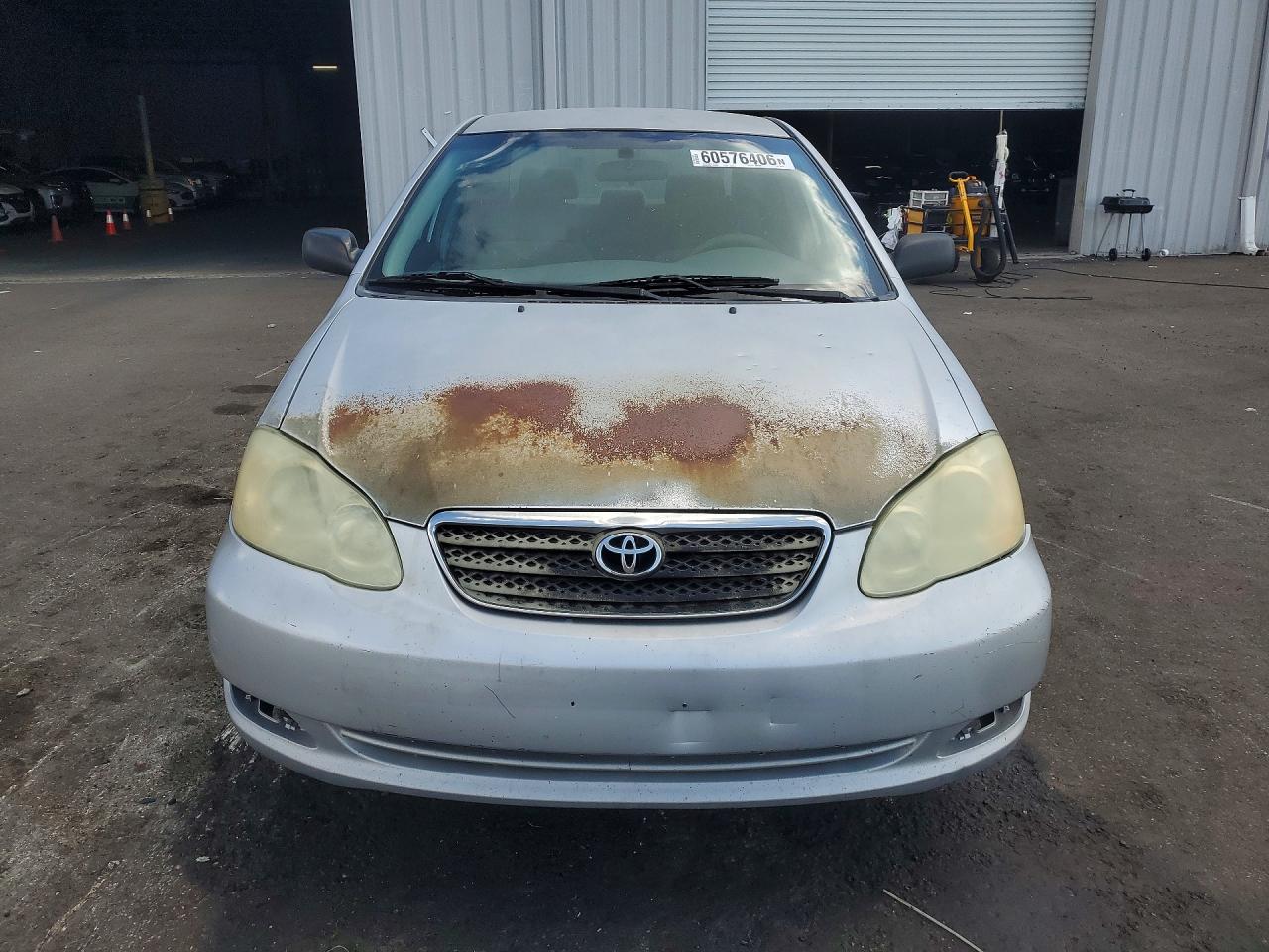 2006 Toyota Corolla Ce Silver vin: JTDBR32E260081259
