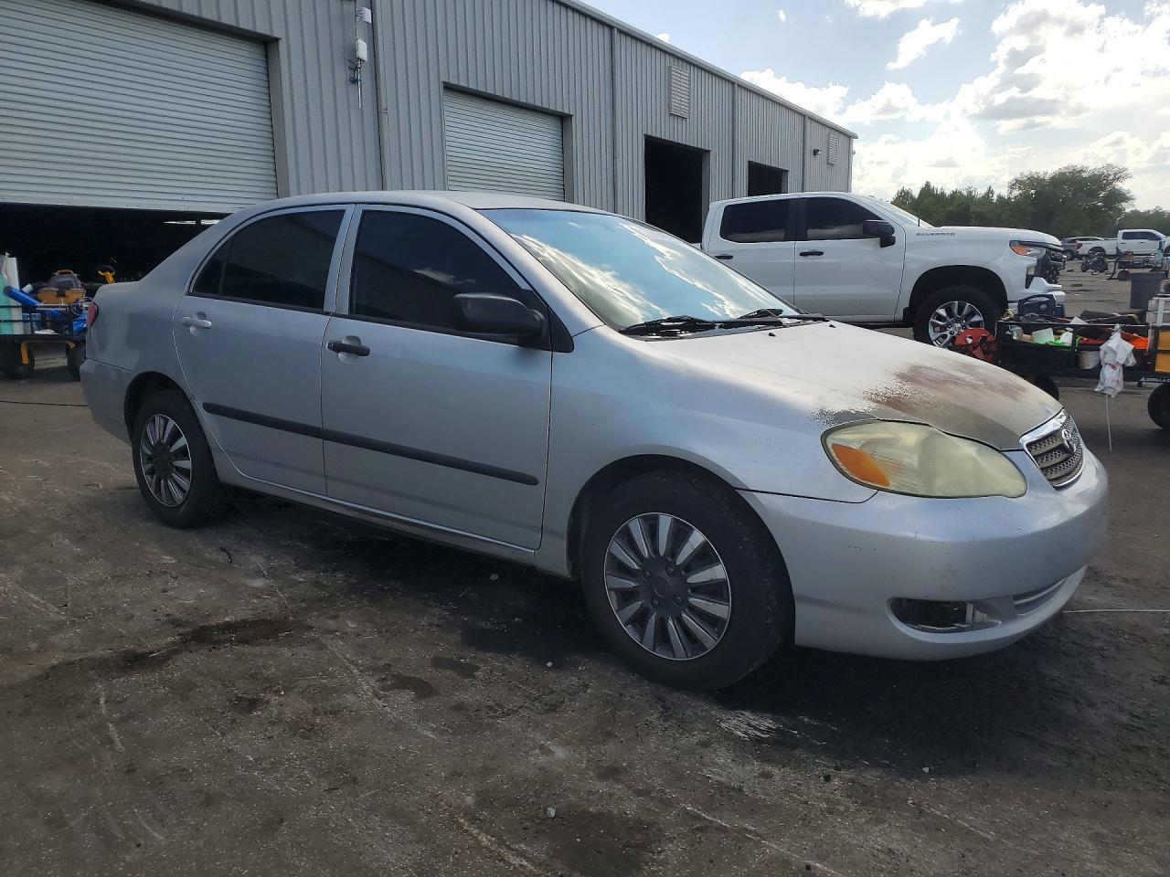 2006 Toyota Corolla Ce Silver vin: JTDBR32E260081259