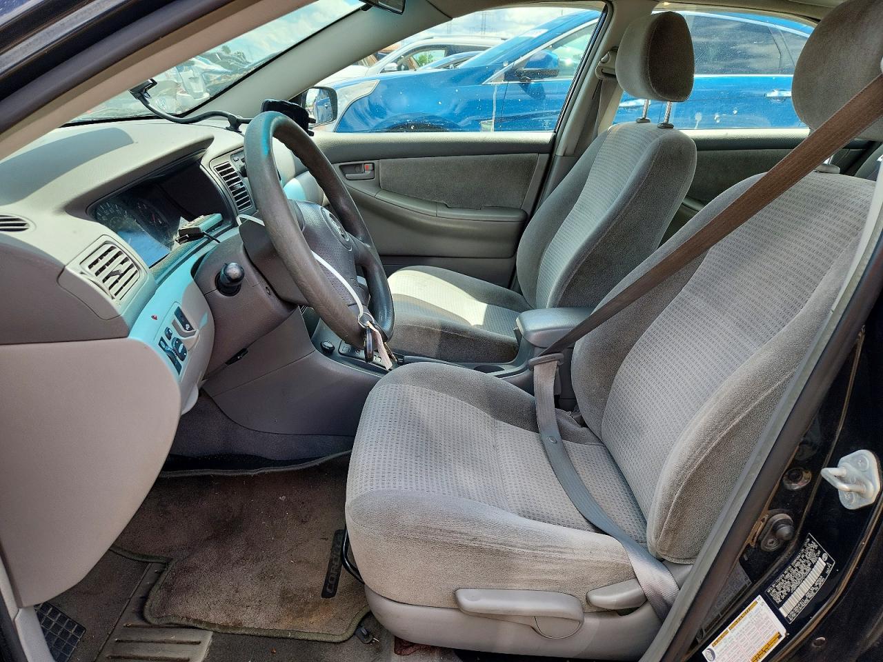 2007 Toyota Corolla Ce Black vin: JTDBR32E270100085