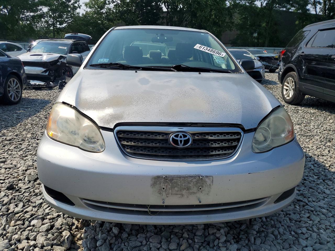 2007 Toyota Corolla Ce Silver vin: JTDBR32E270101320