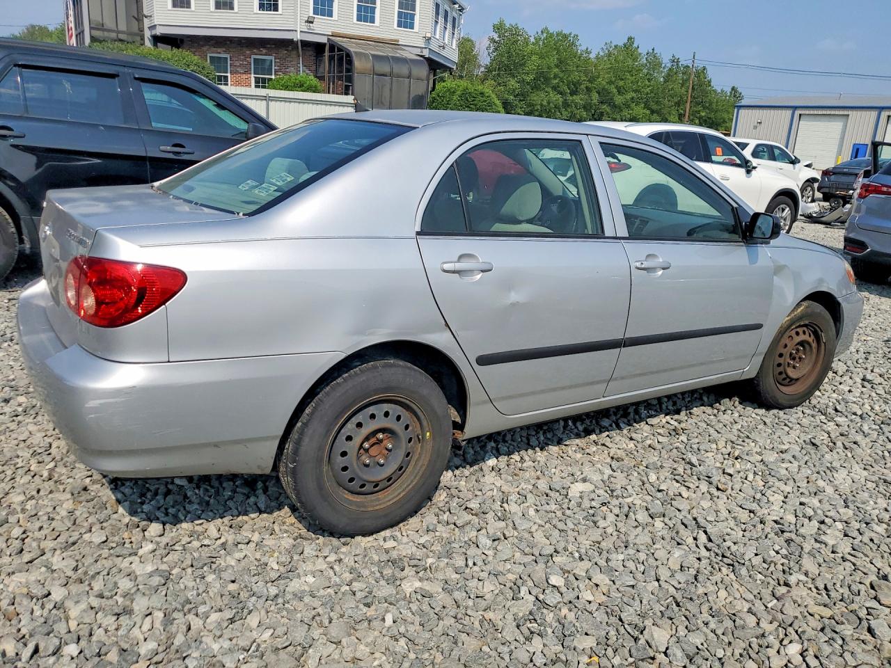 2007 Toyota Corolla Ce Silver vin: JTDBR32E270101320