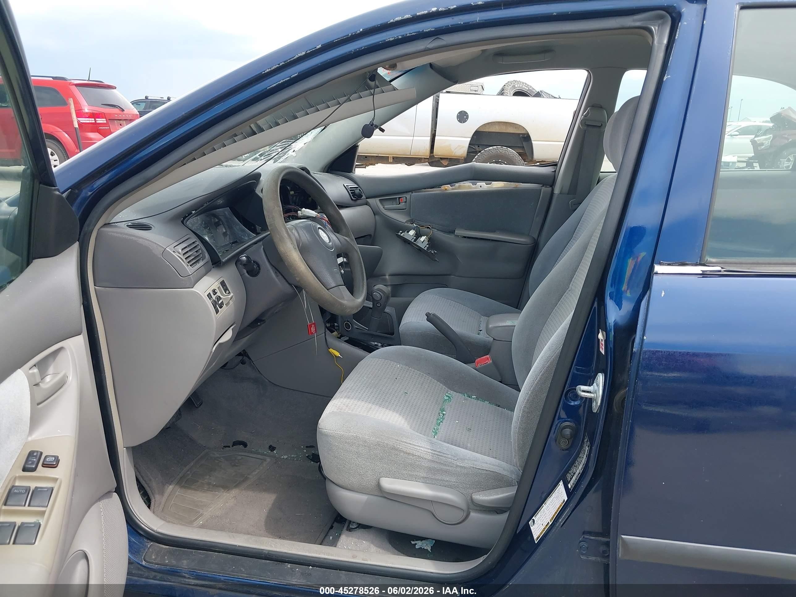 2007 Toyota Corolla Ce Blue vin: JTDBR32E270106761