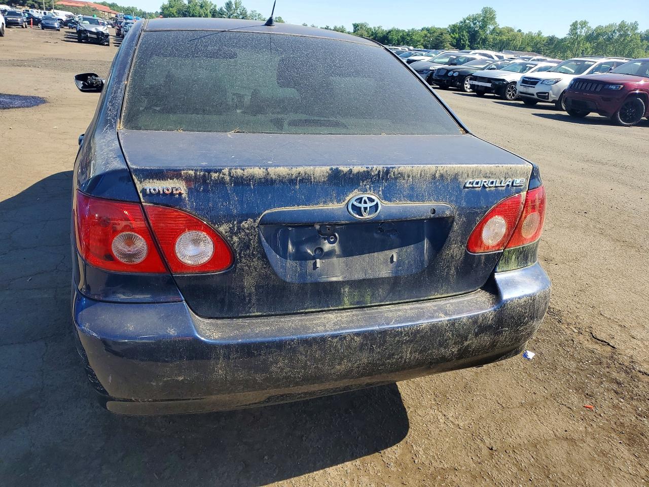 2007 Toyota Corolla Le Blue vin: JTDBR32E270109000