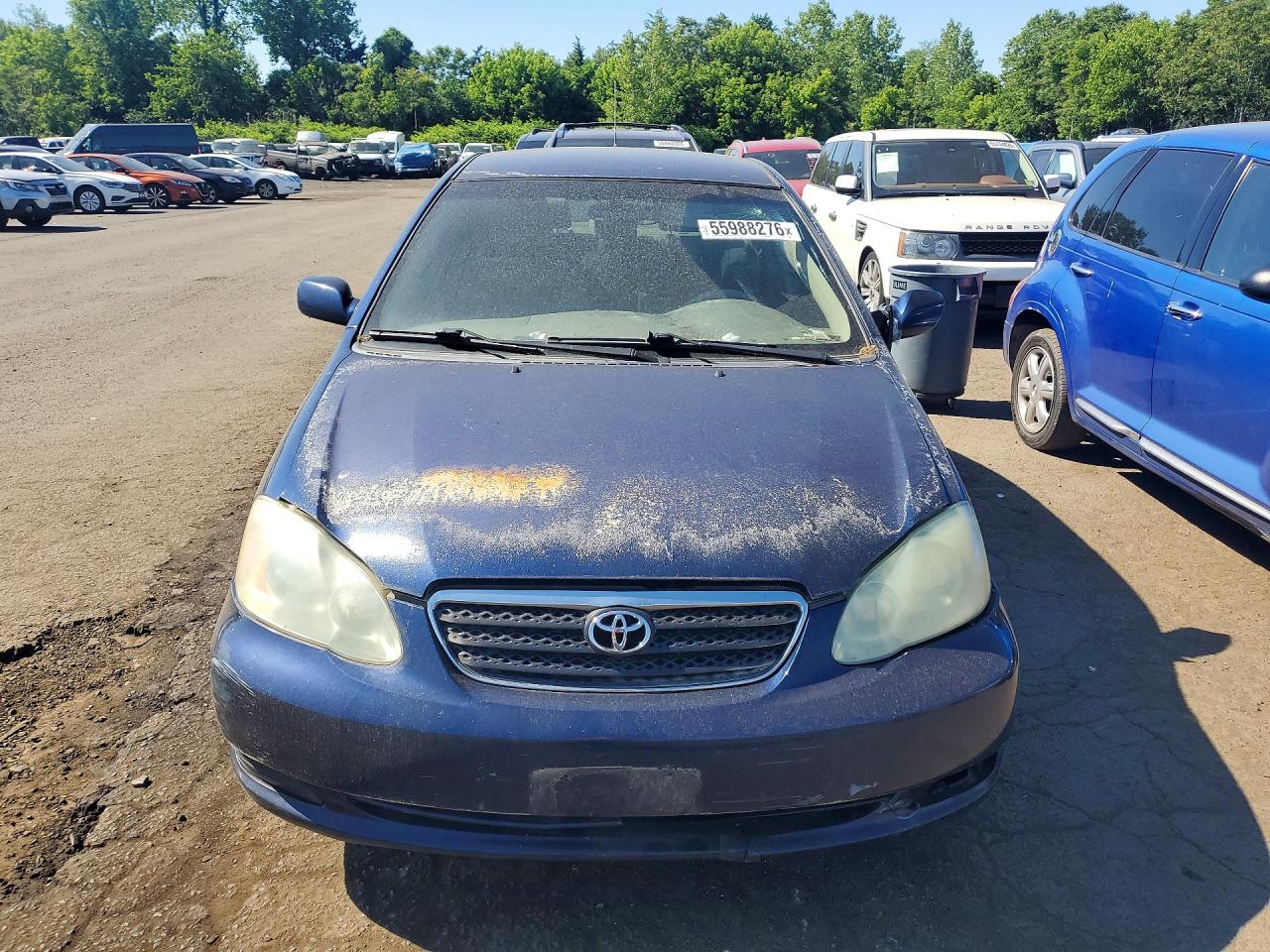 2007 Toyota Corolla Le Blue vin: JTDBR32E270109000
