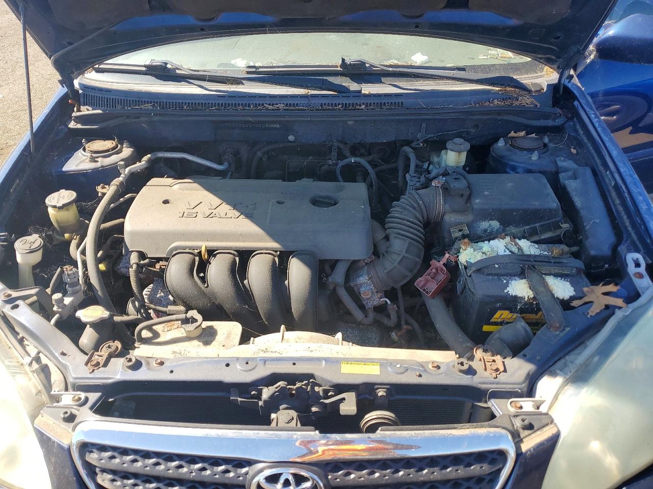 2007 Toyota Corolla Le Blue vin: JTDBR32E270109000
