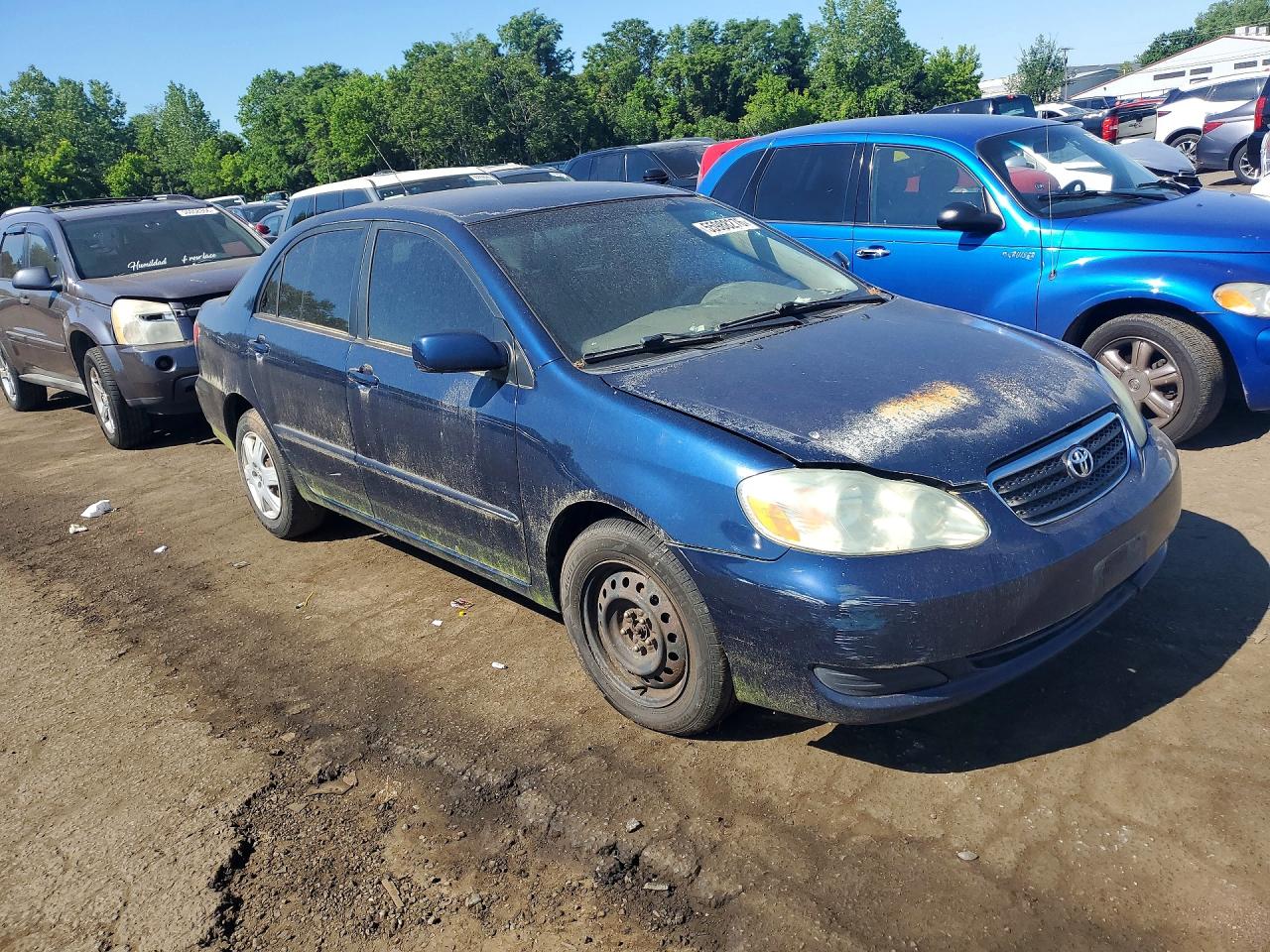 2007 Toyota Corolla Le Blue vin: JTDBR32E270109000
