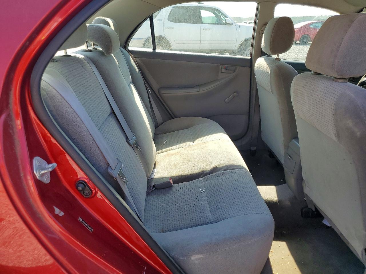 2007 Toyota Corolla Ce Red vin: JTDBR32E270109675