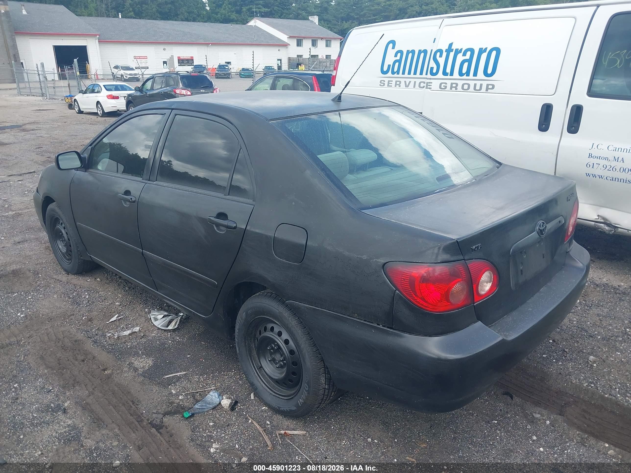 2007 Toyota Corolla Le Gray vin: JTDBR32E270119462