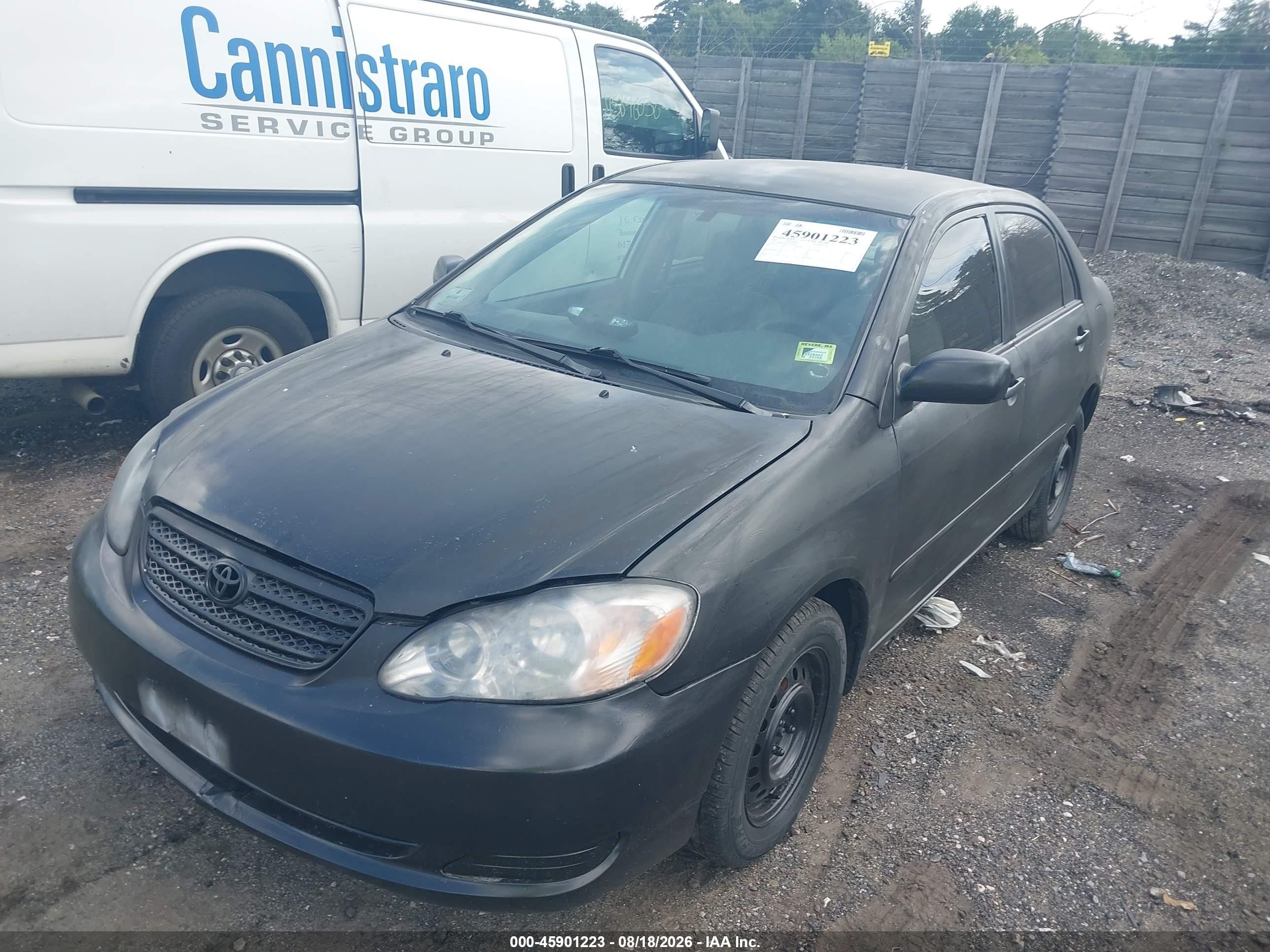 2007 Toyota Corolla Le Gray vin: JTDBR32E270119462