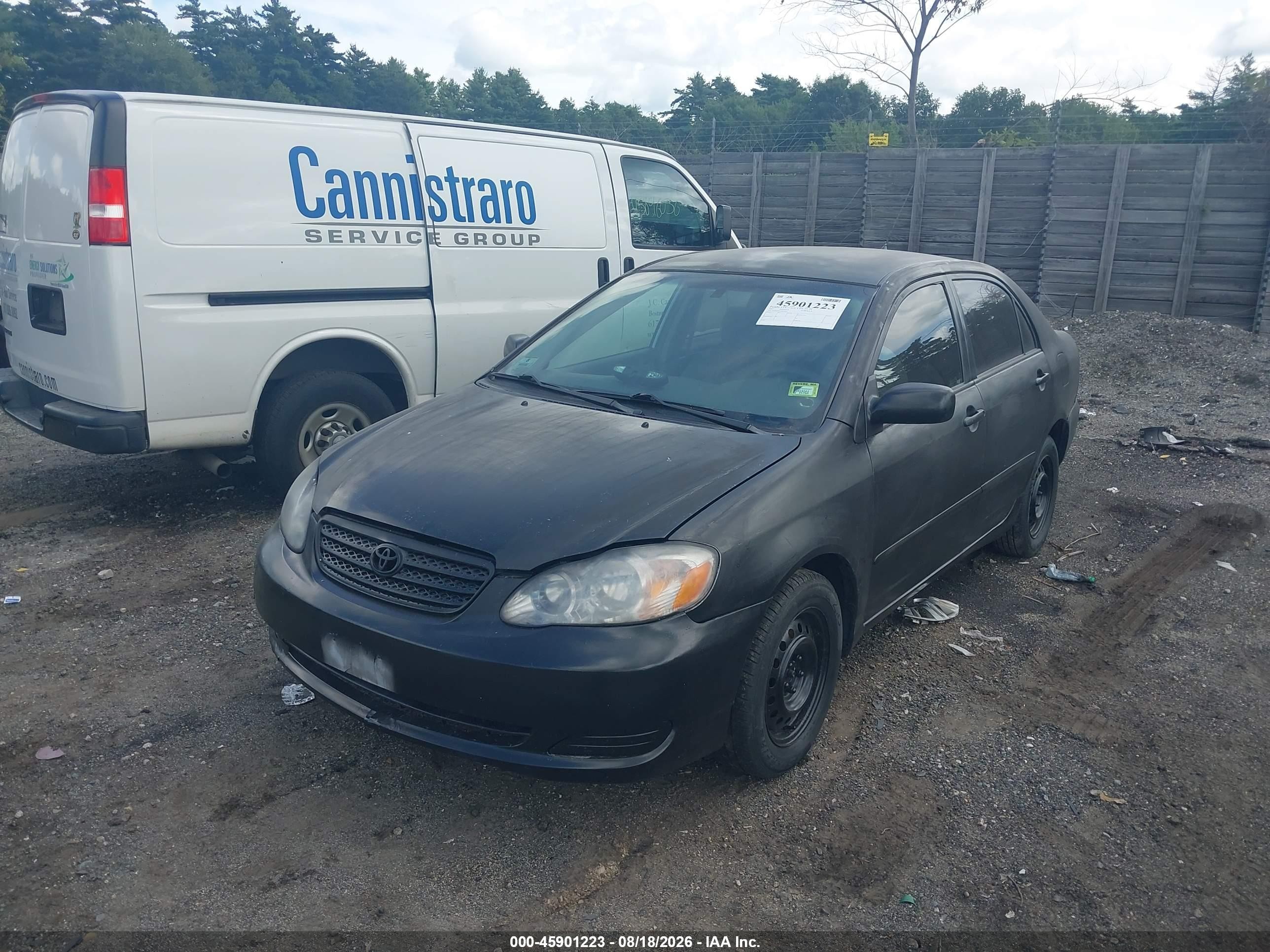 2007 Toyota Corolla Le Gray vin: JTDBR32E270119462