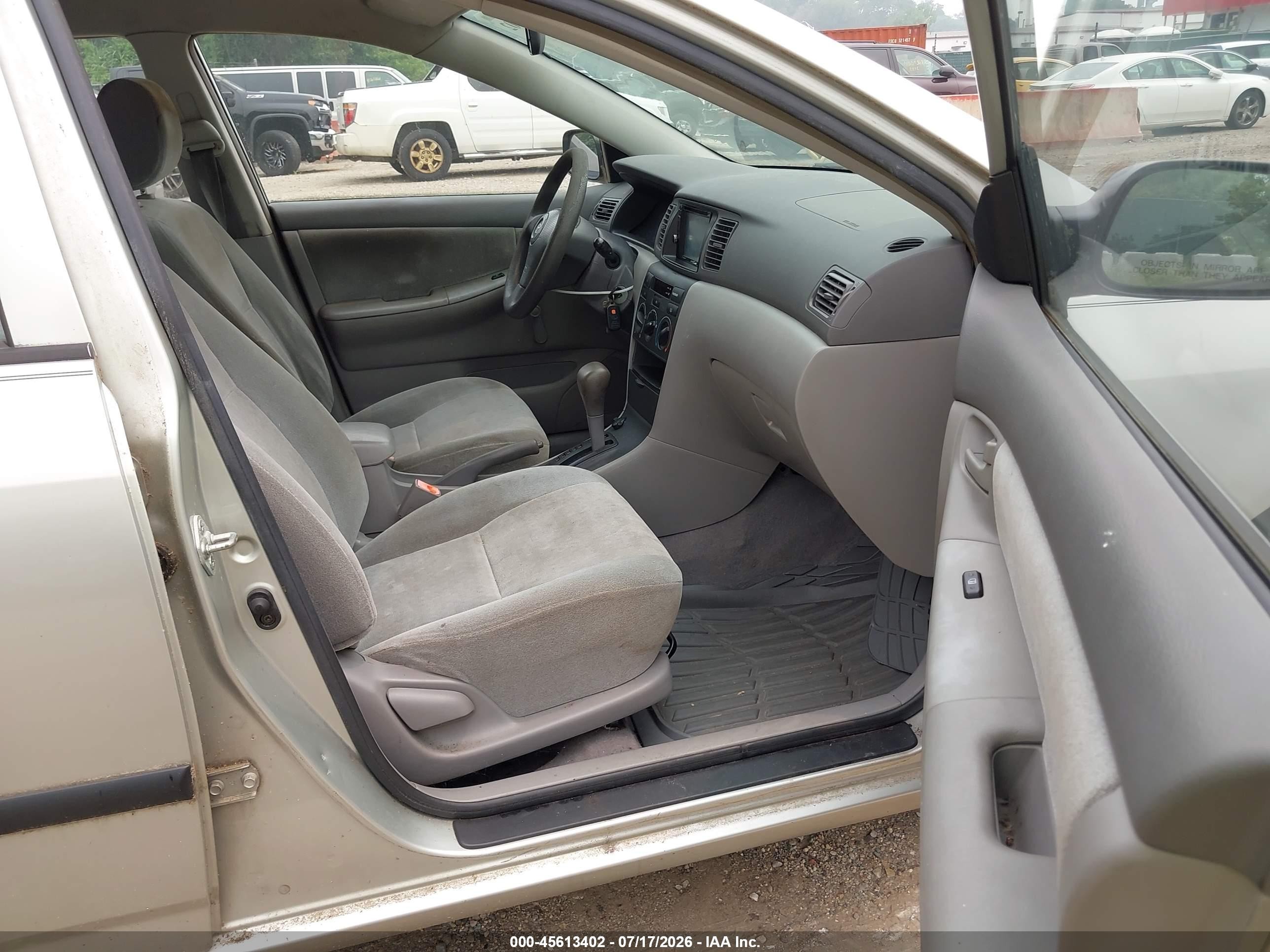 2003 Toyota Corolla Ce Silver vin: JTDBR32E330033734