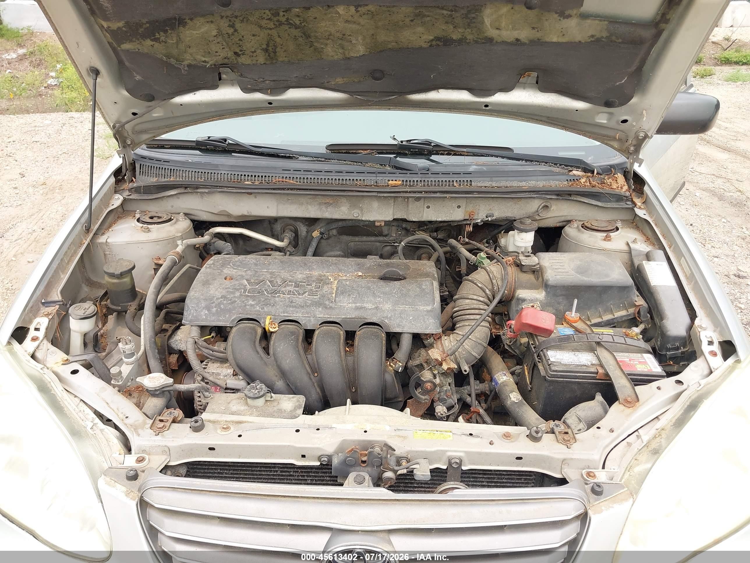 2003 Toyota Corolla Ce Silver vin: JTDBR32E330033734
