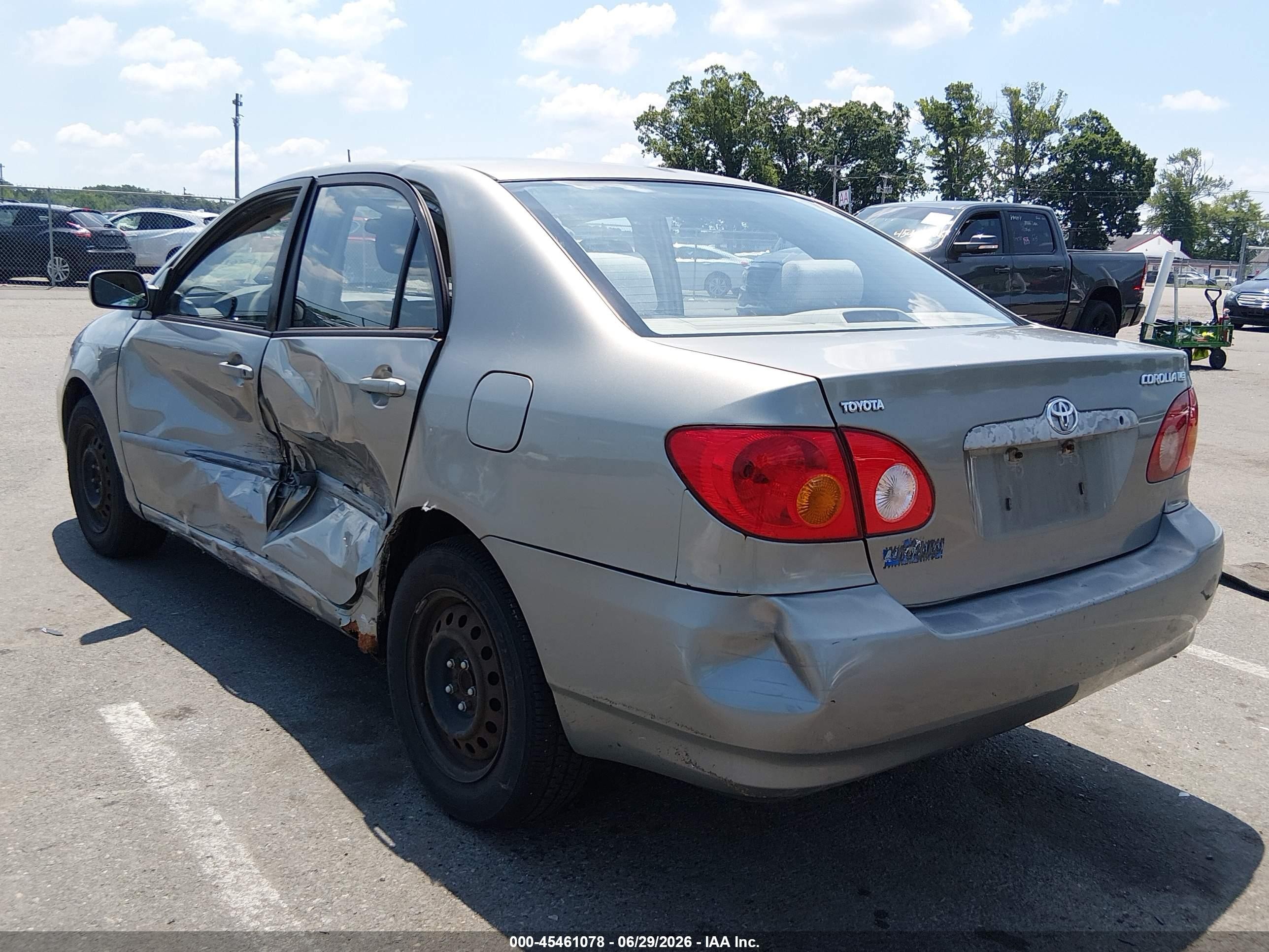 2003 Toyota Corolla Le Gray vin: JTDBR32E332009647