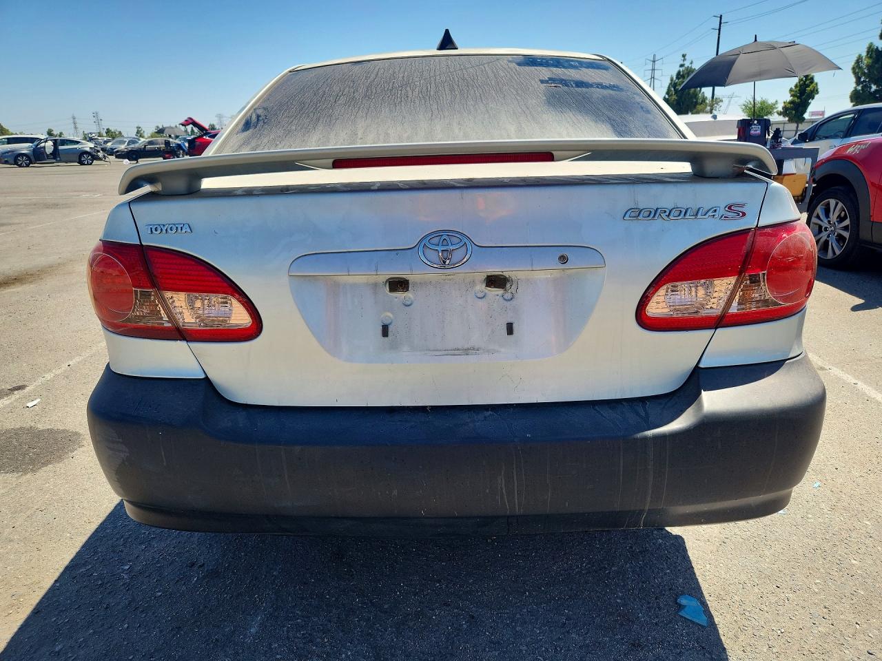 2003 Toyota Corolla Le Серебряный vin: JTDBR32E332009860