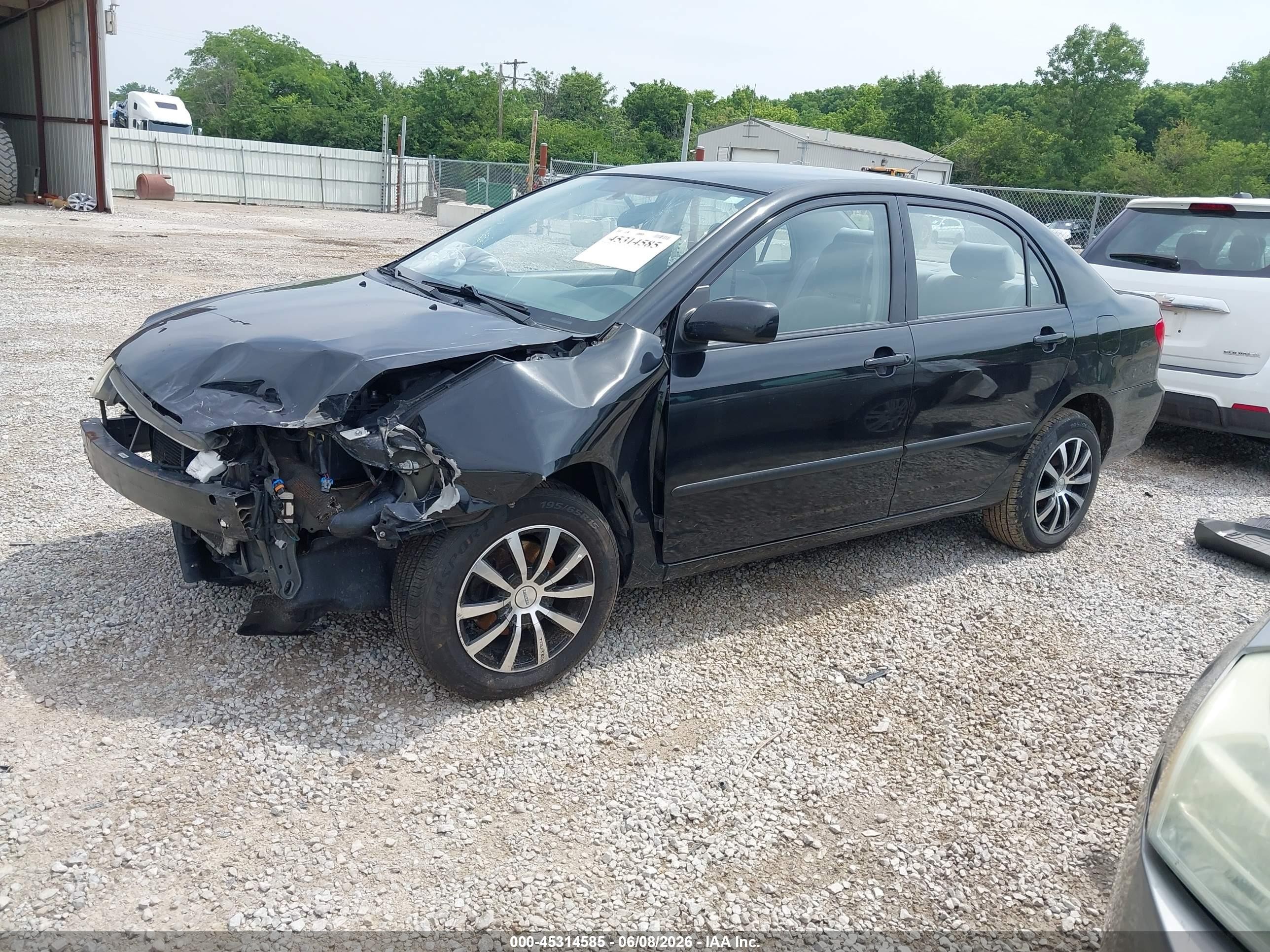 2003 Toyota Corolla Ce Black vin: JTDBR32E332012645