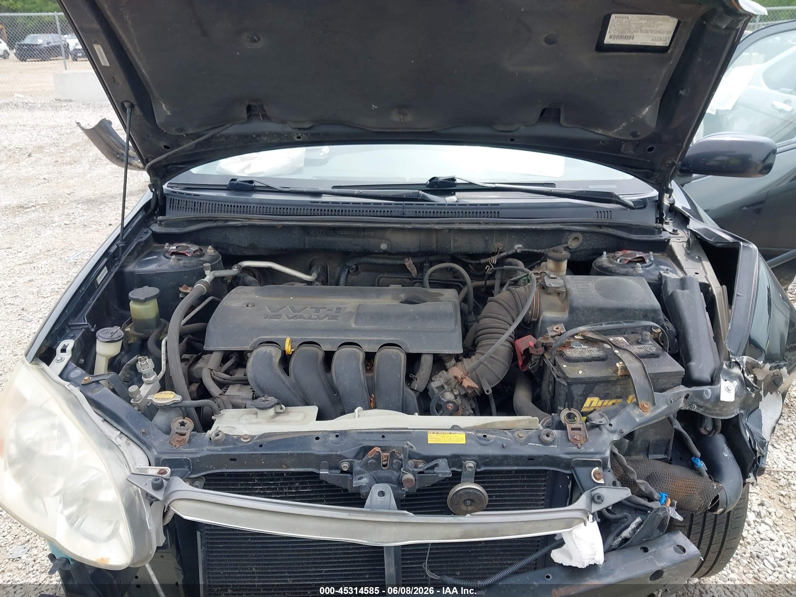 2003 Toyota Corolla Ce Black vin: JTDBR32E332012645