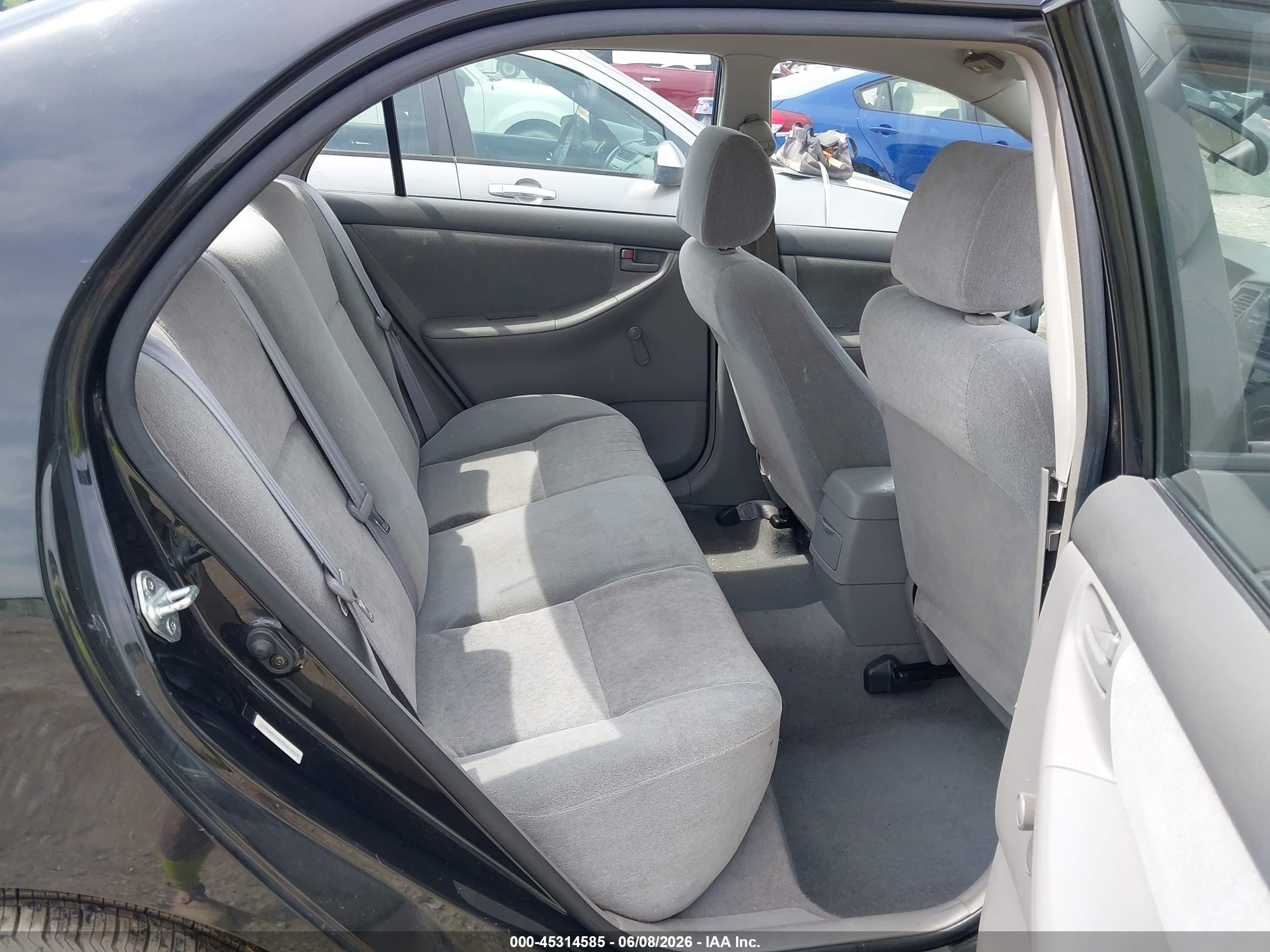 2003 Toyota Corolla Ce Black vin: JTDBR32E332012645