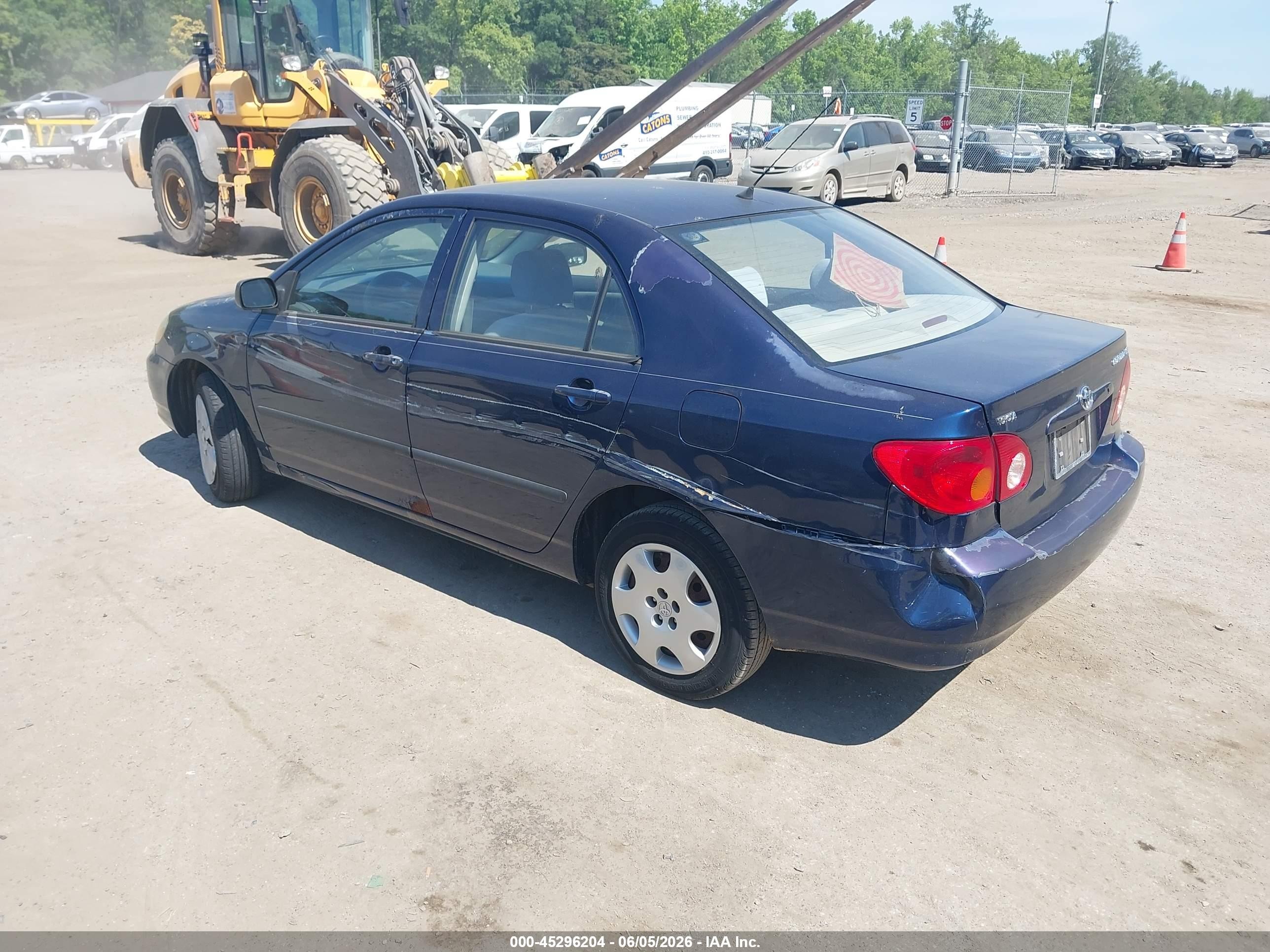 2004 Toyota Corolla Ce Синий vin: JTDBR32E340052754