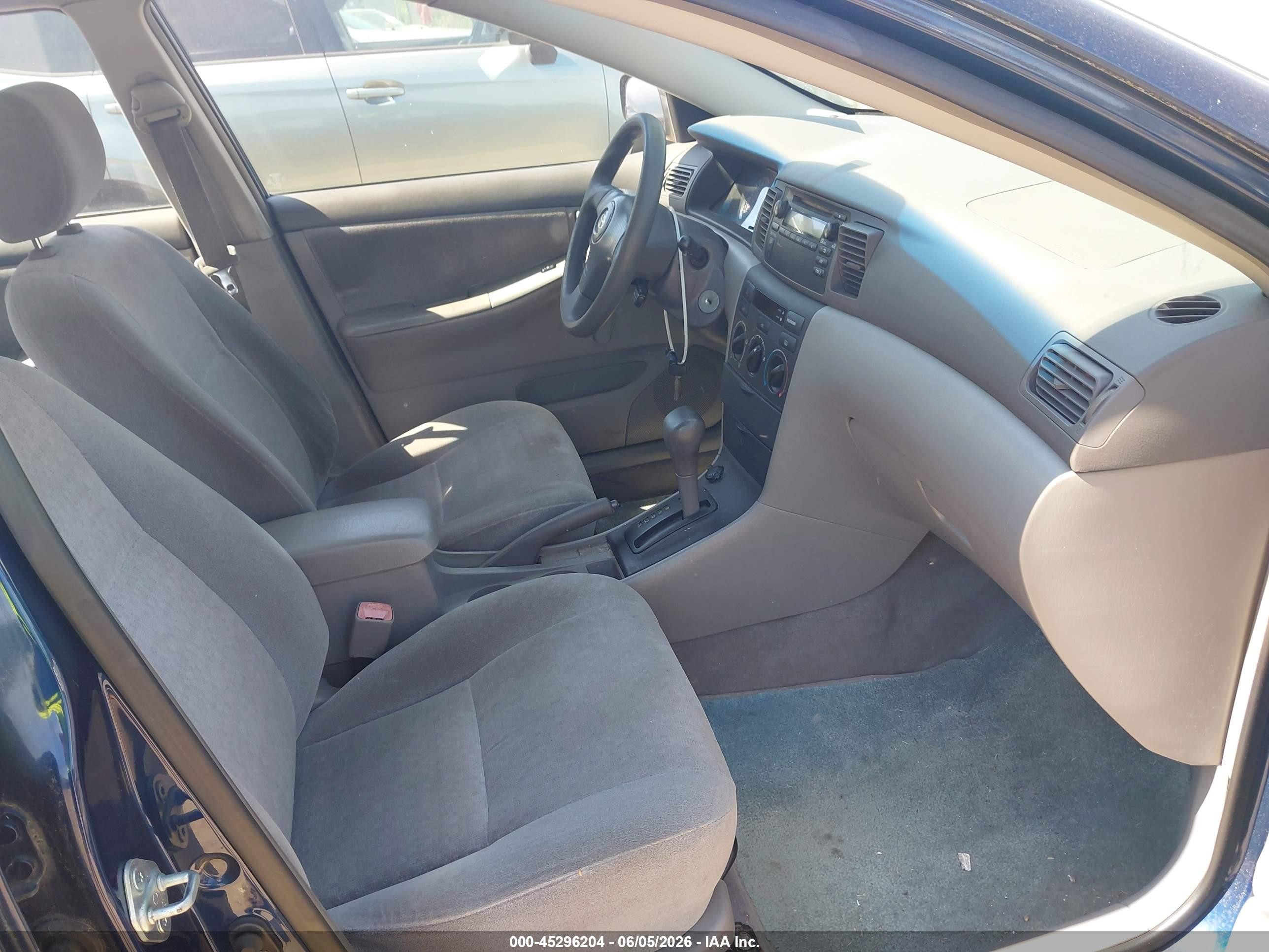 2004 Toyota Corolla Ce Синий vin: JTDBR32E340052754
