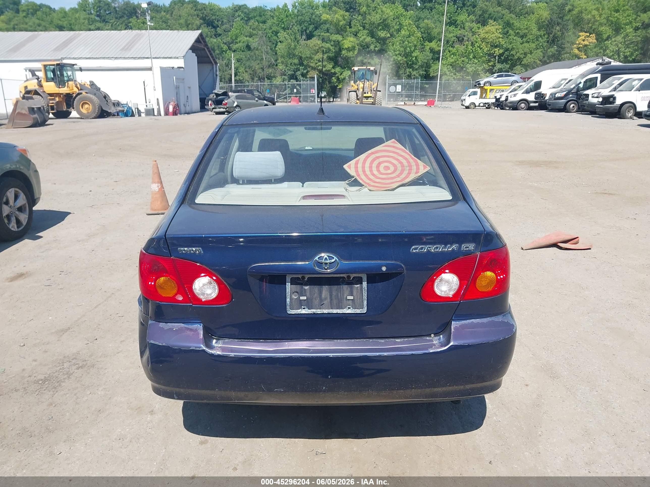2004 Toyota Corolla Ce Синий vin: JTDBR32E340052754