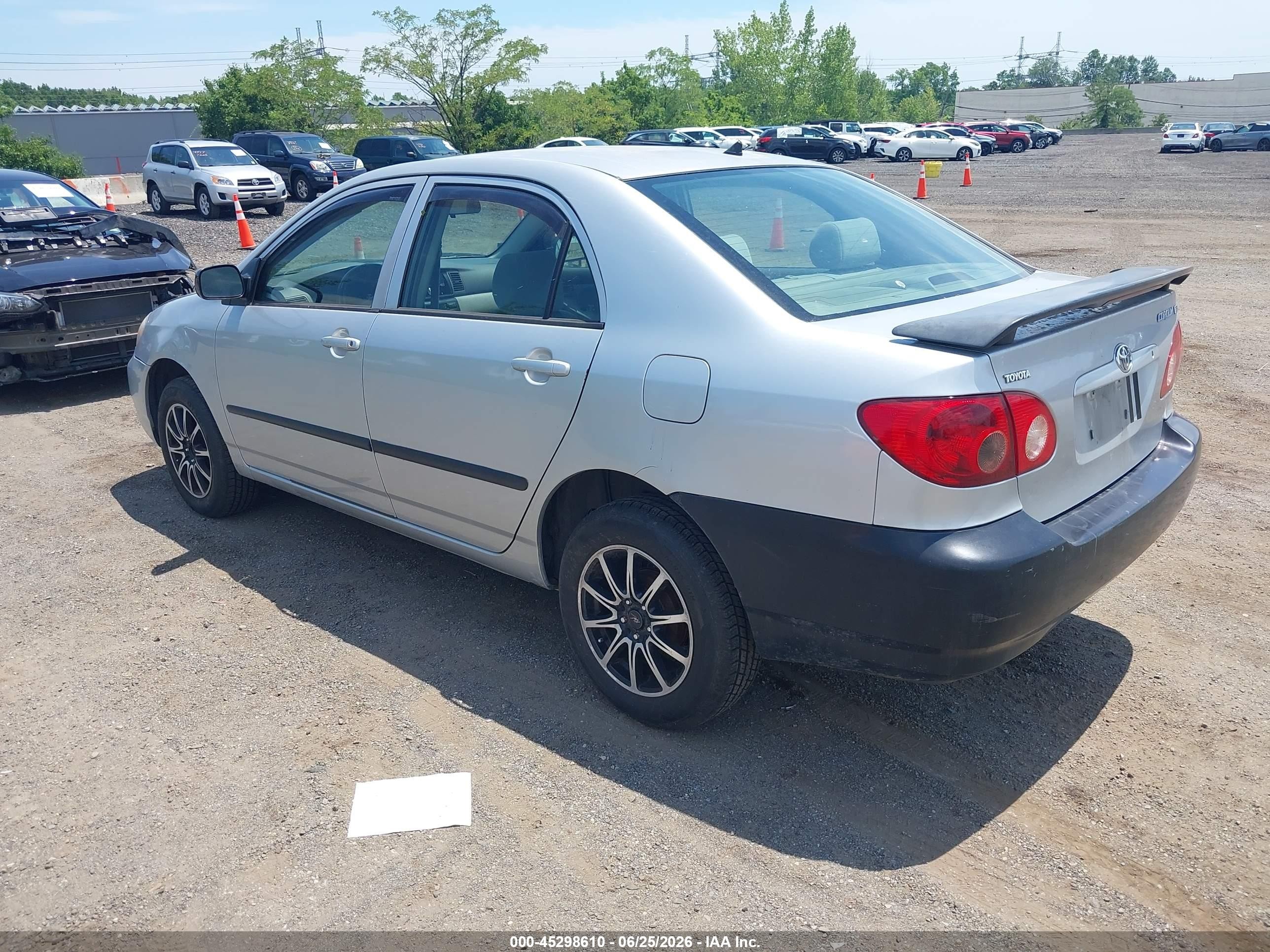 2005 Toyota Corolla Ce Серый vin: JTDBR32E352057345