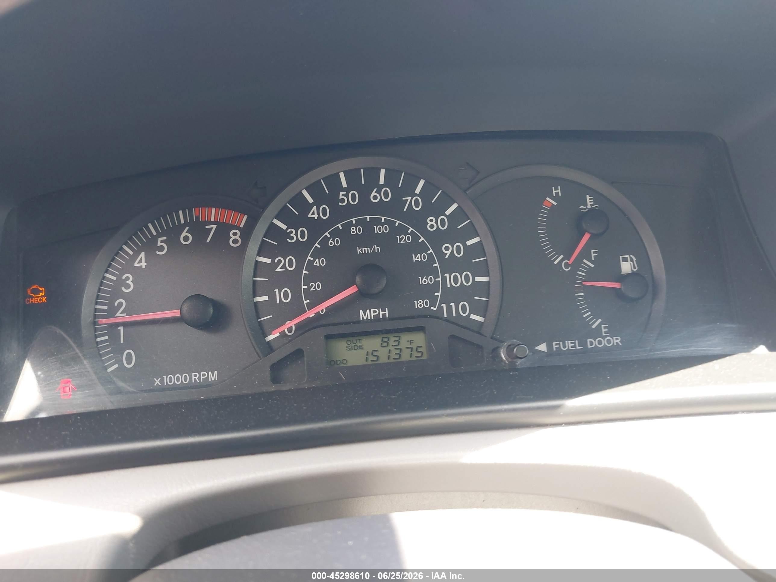 2005 Toyota Corolla Ce Серый vin: JTDBR32E352057345