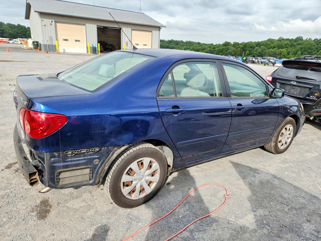 2006 Toyota Corolla Le Синий vin: JTDBR32E360058573