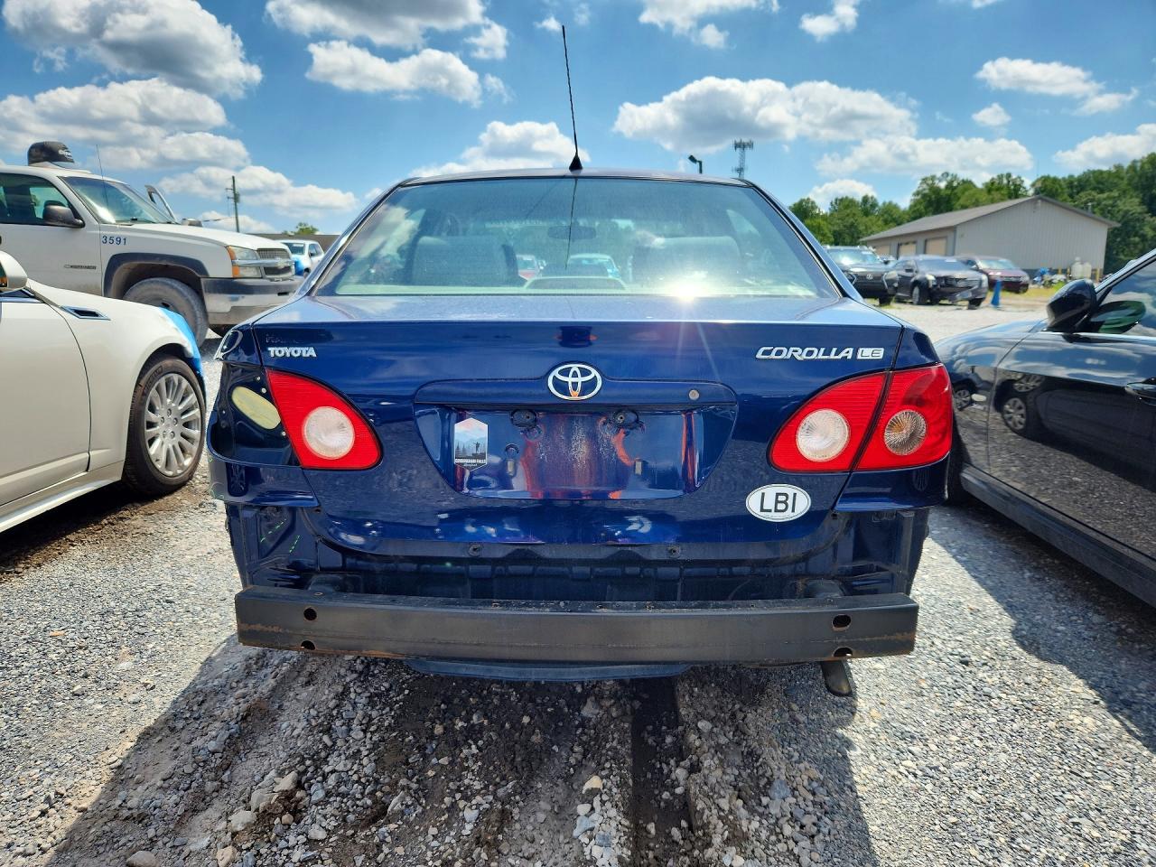 2006 Toyota Corolla Le Синий vin: JTDBR32E360058573