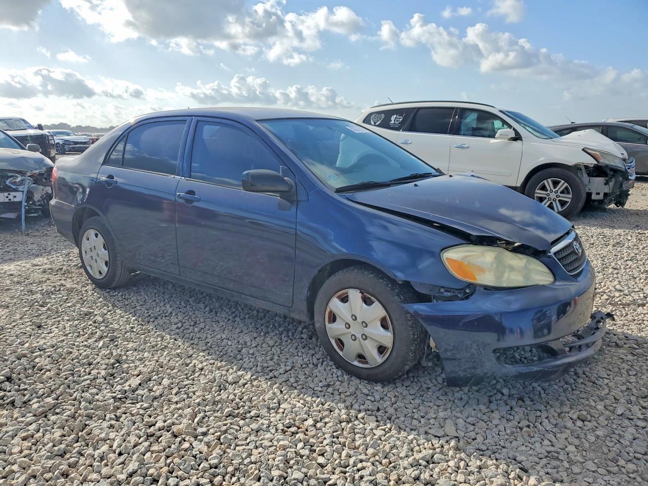 2006 Toyota Corolla Ce Blue vin: JTDBR32E360066009
