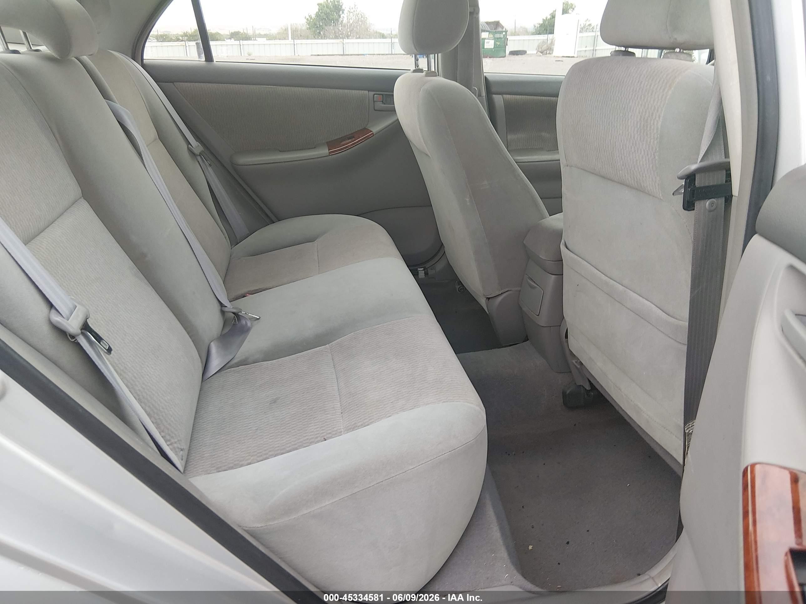 2006 Toyota Corolla Le Silver vin: JTDBR32E360078855