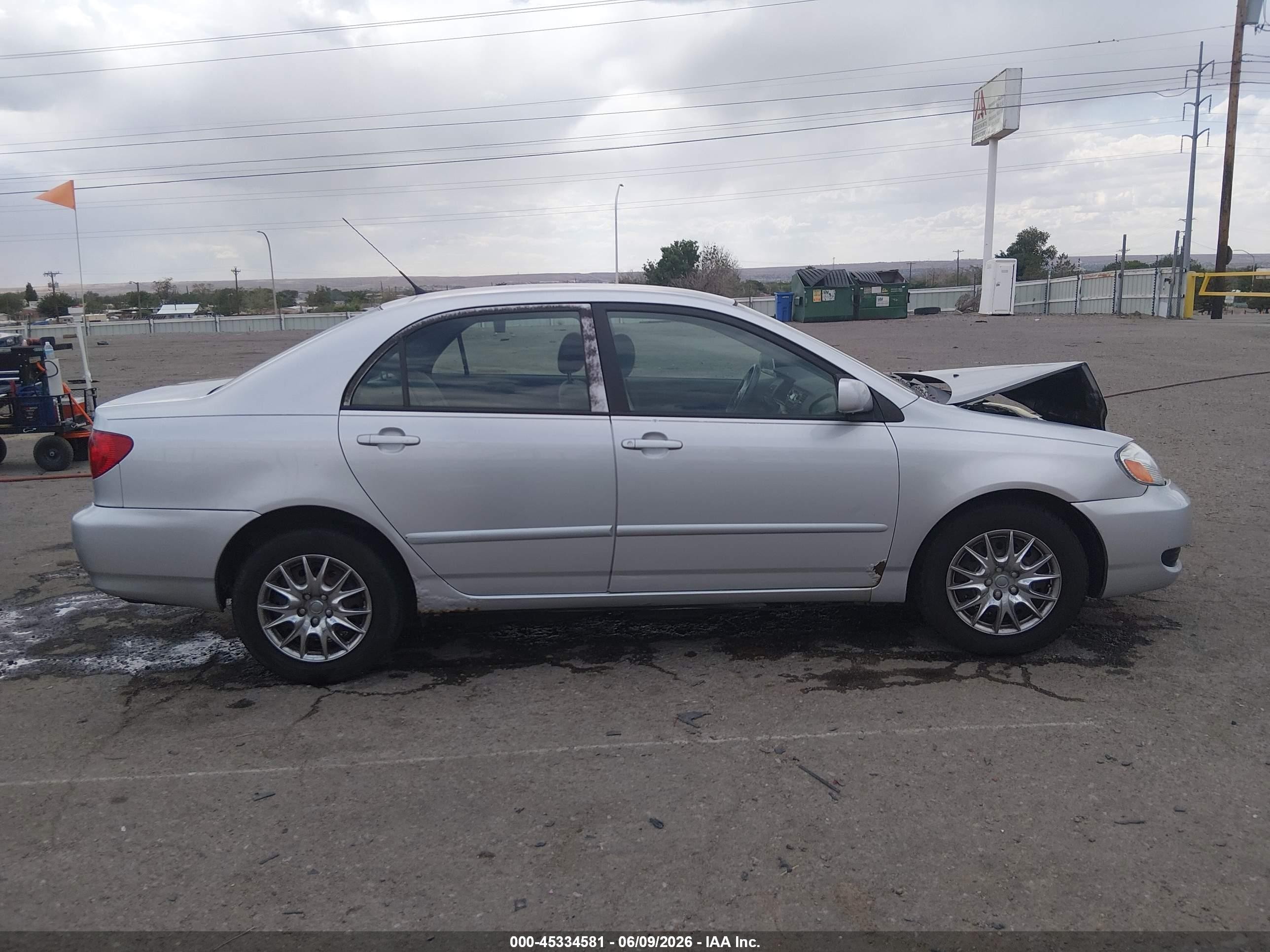 2006 Toyota Corolla Le Silver vin: JTDBR32E360078855