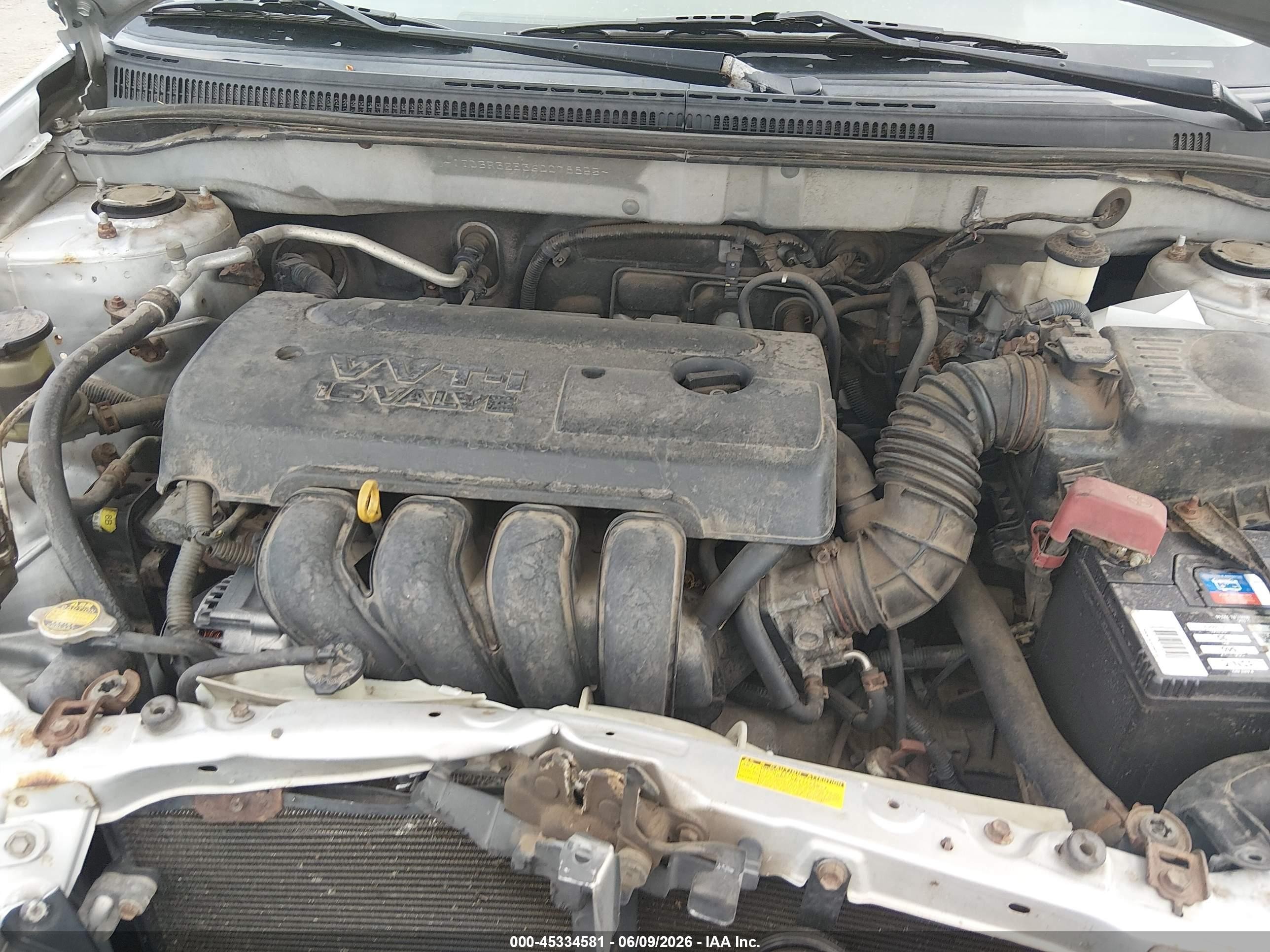 2006 Toyota Corolla Le Silver vin: JTDBR32E360078855