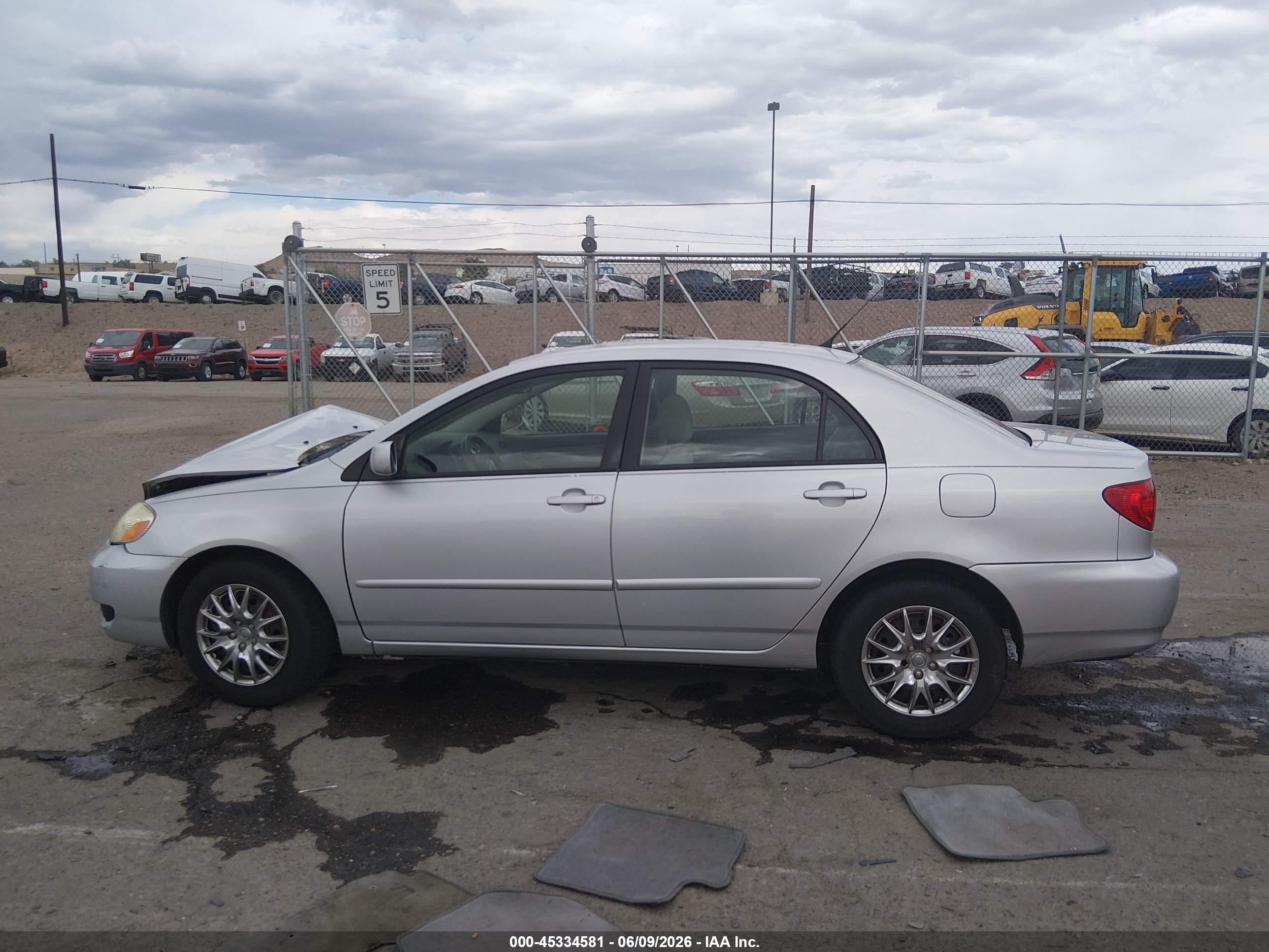 2006 Toyota Corolla Le Silver vin: JTDBR32E360078855