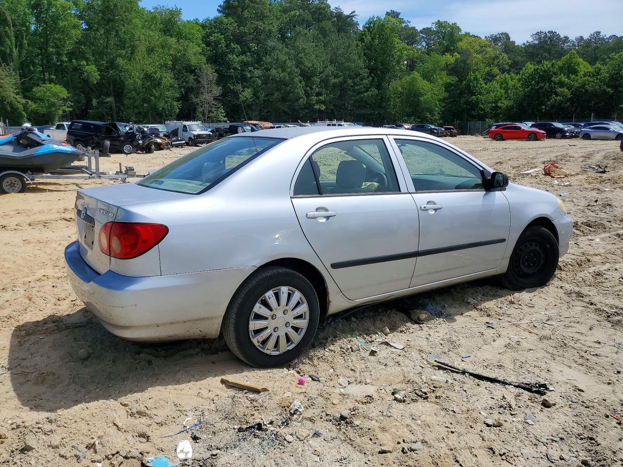 2006 Toyota Corolla Ce Silver vin: JTDBR32E360079231