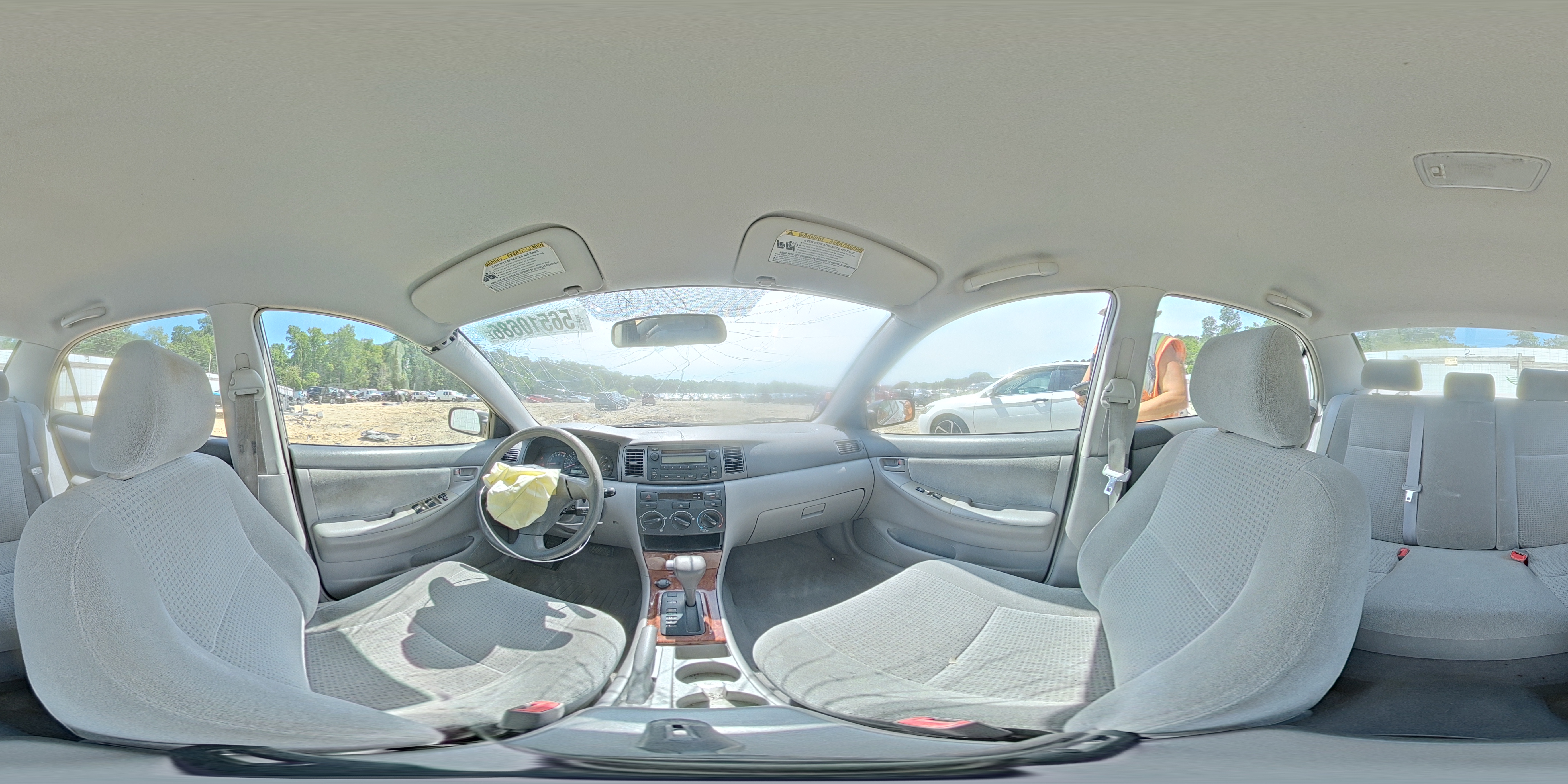 2006 Toyota Corolla Ce Silver vin: JTDBR32E360079231