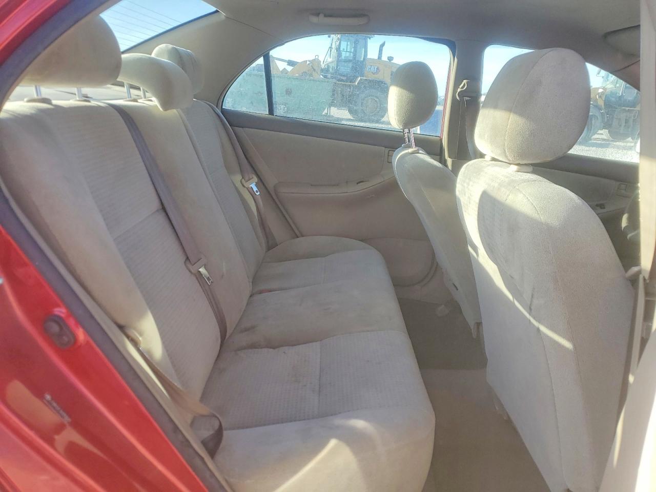 2006 Toyota Corolla Ce Red vin: JTDBR32E360083649