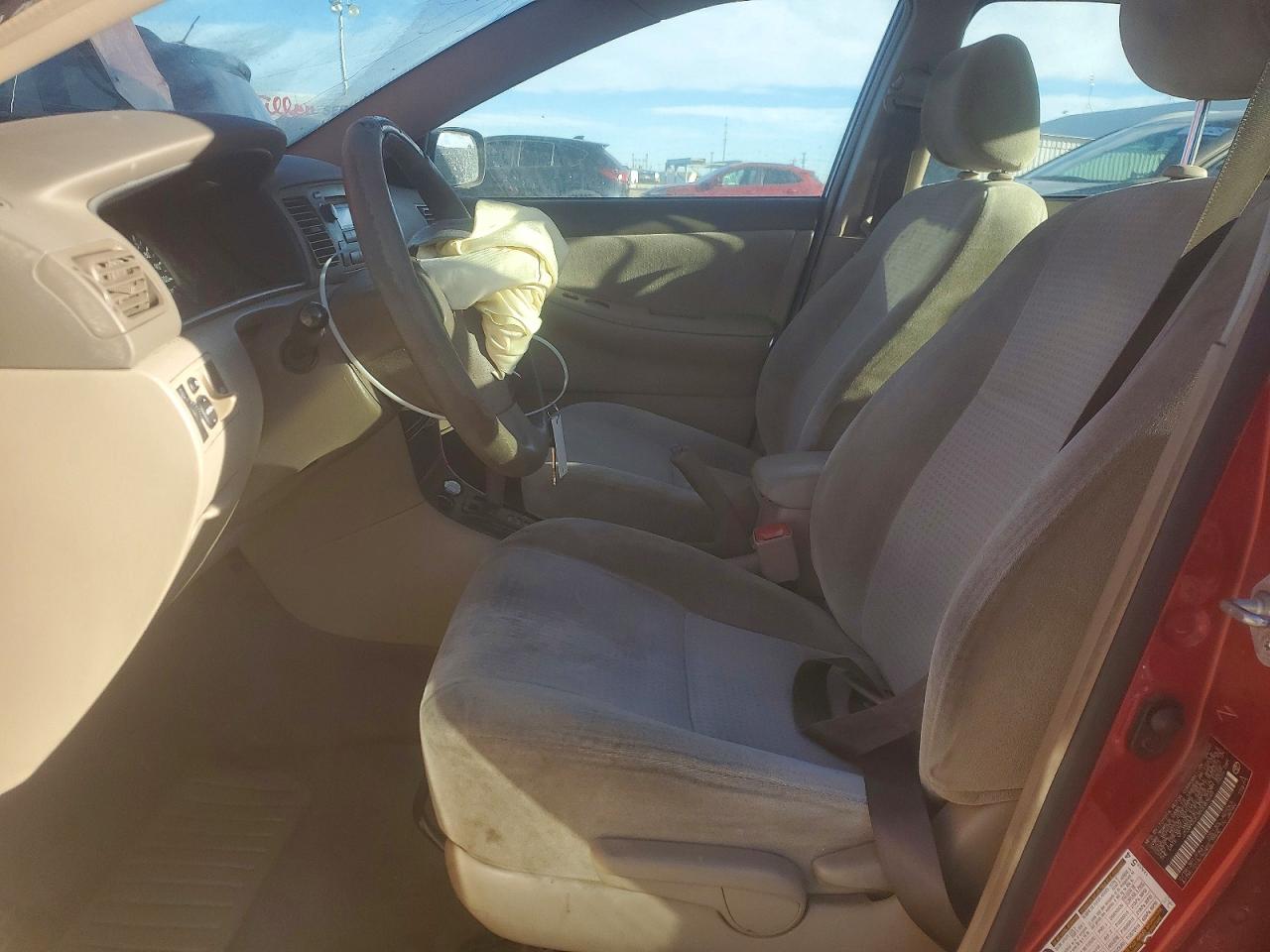 2006 Toyota Corolla Ce Red vin: JTDBR32E360083649